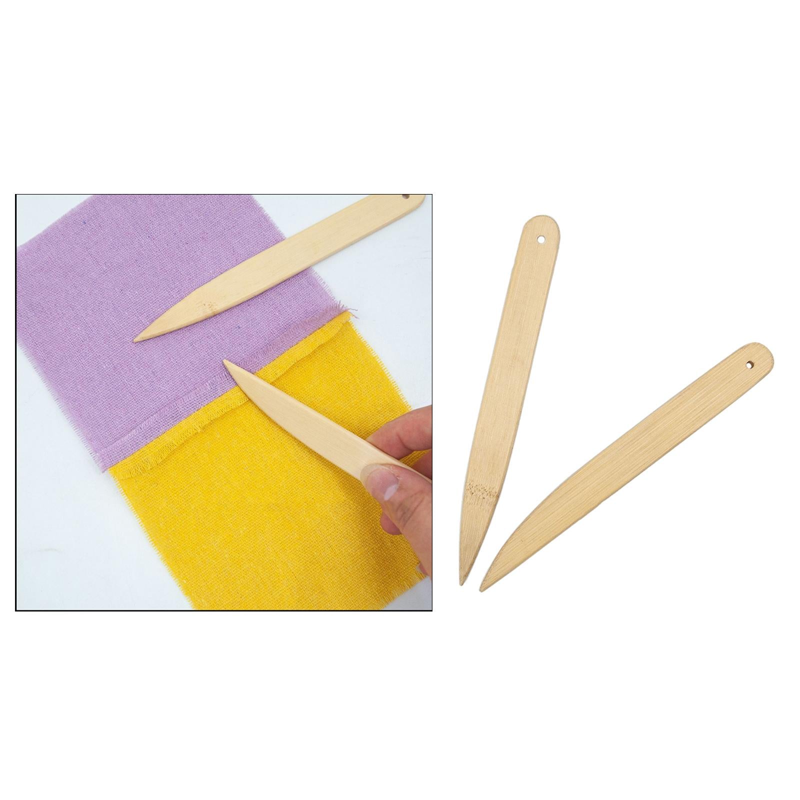 2x Point Tuner Seam Creaser Creases Sewing Tool Plastic Sewing Mark