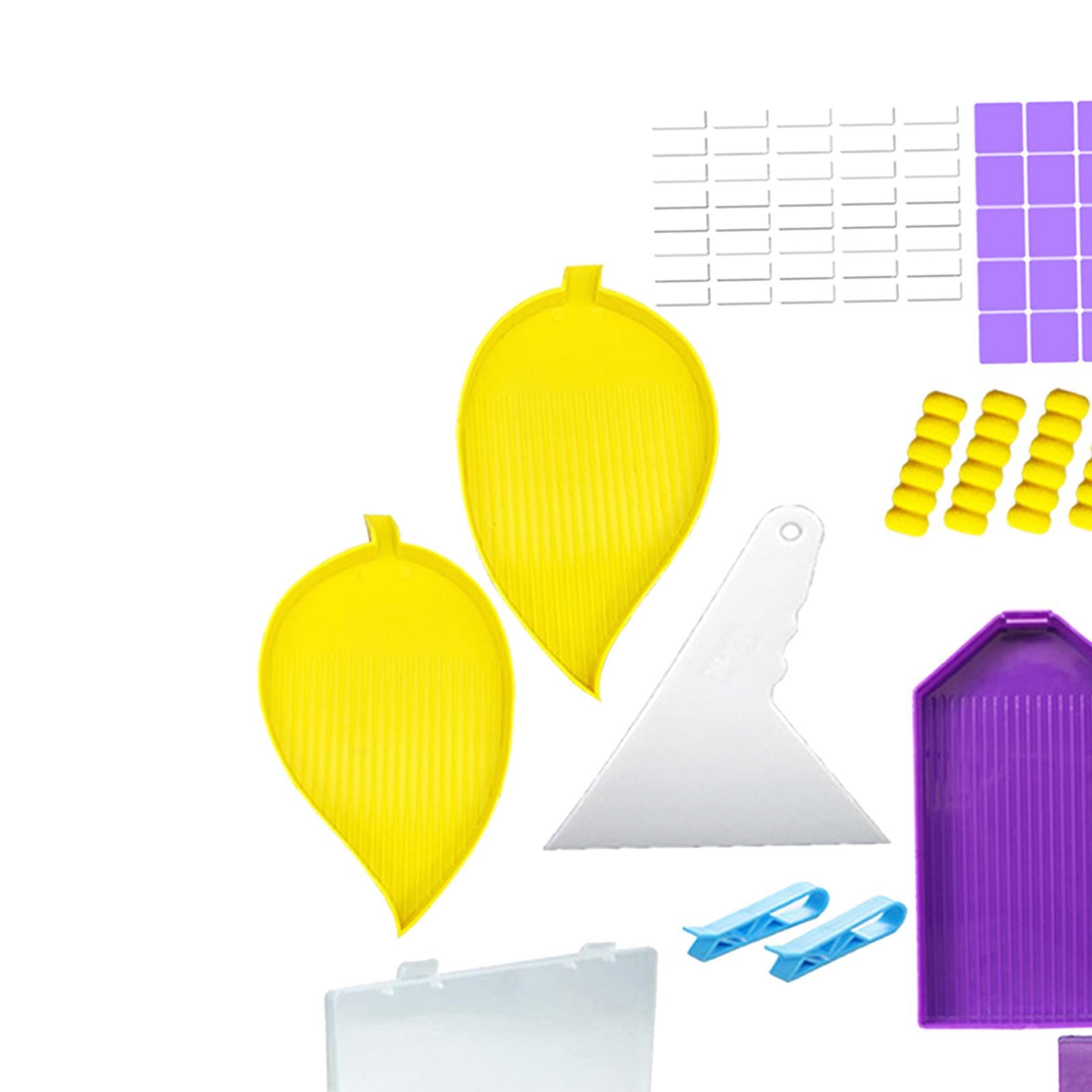 Diamond Painting Tools Kit DIY Storage Box Craft Drill Pens Trays 93 Pieces