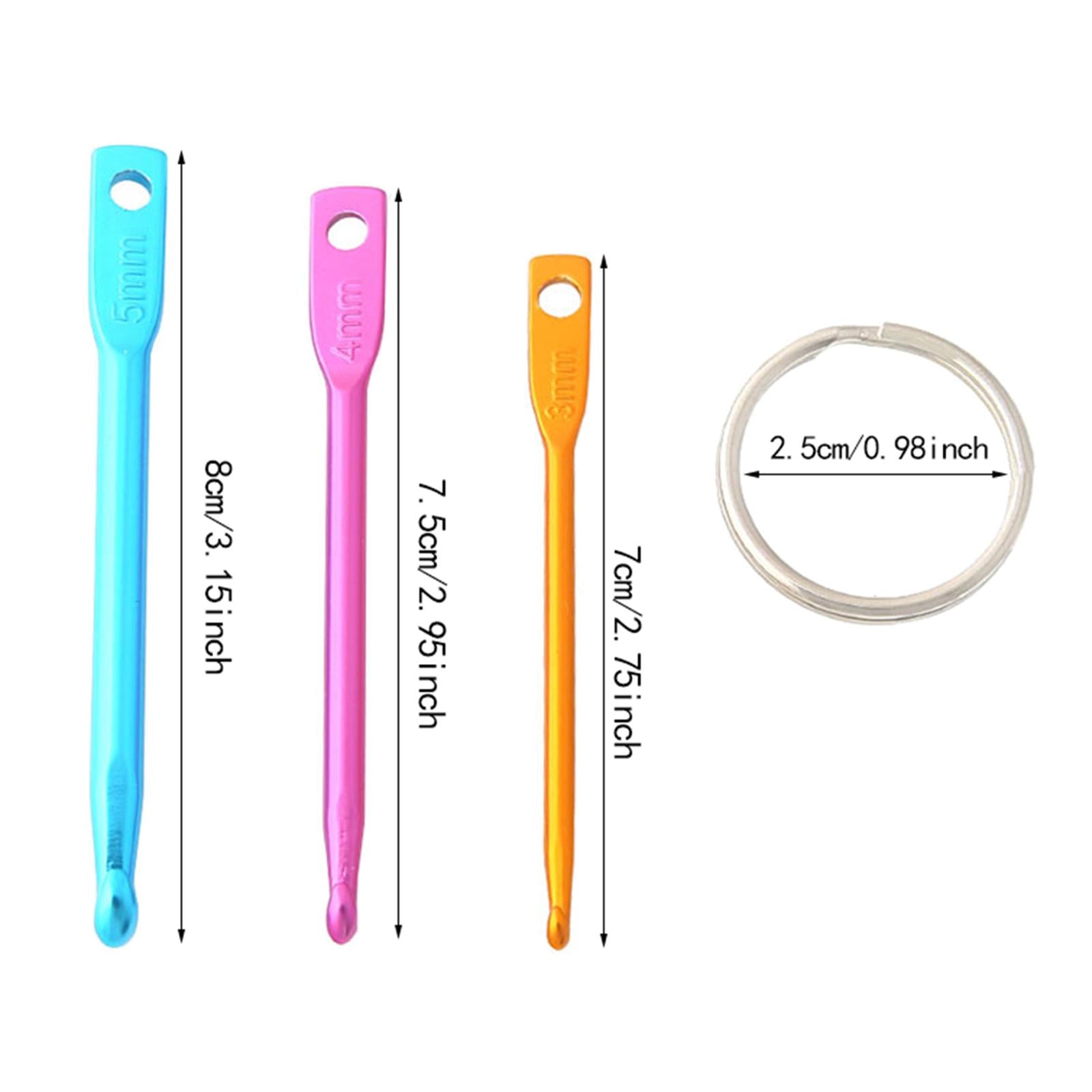 44PCS Crochet Hooks Kit Set Sewing Project DIY Hand Knitting Art Tools