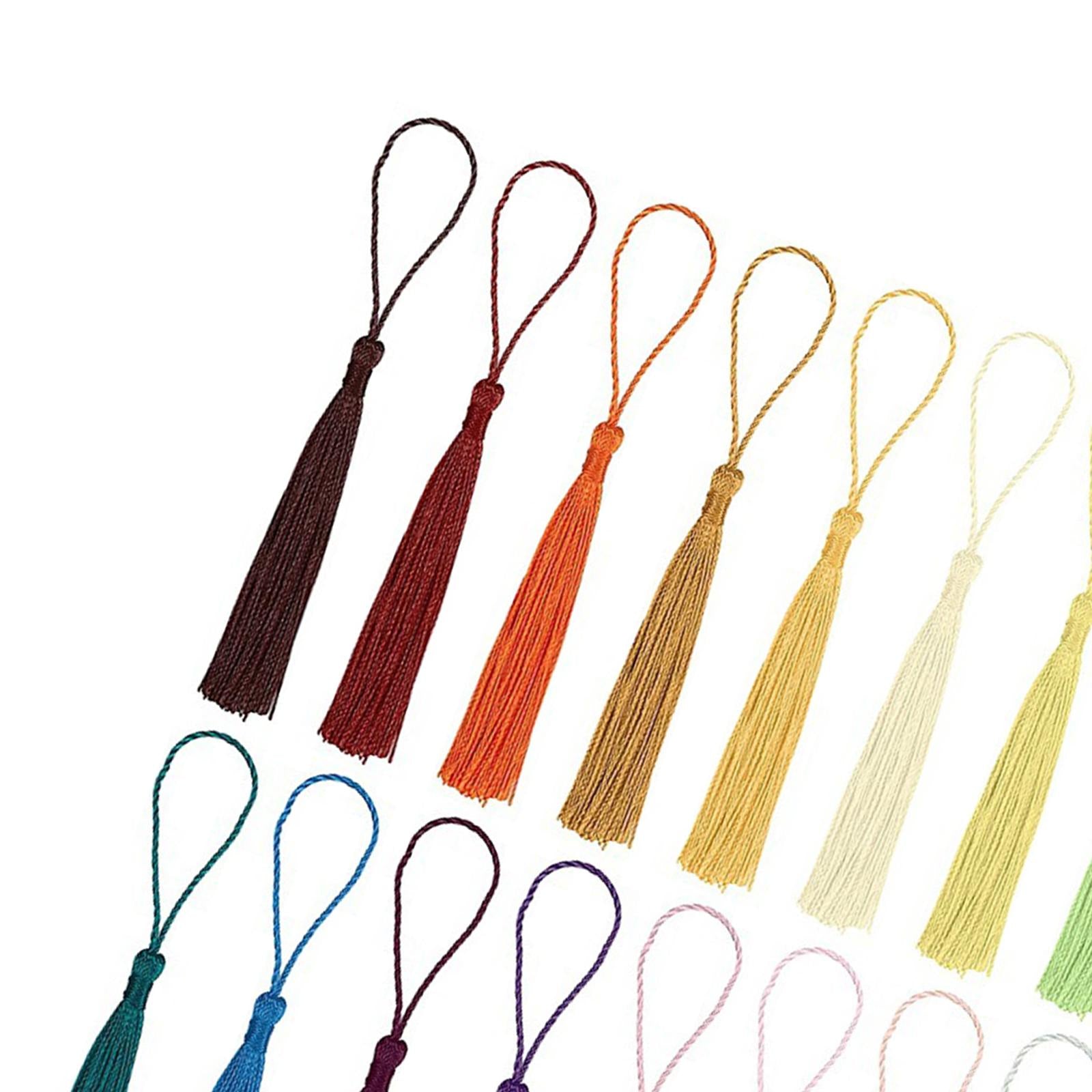 300Pieces Tassel Pendants DIY Keyring Earrings Jewelry Making Supplies Gift