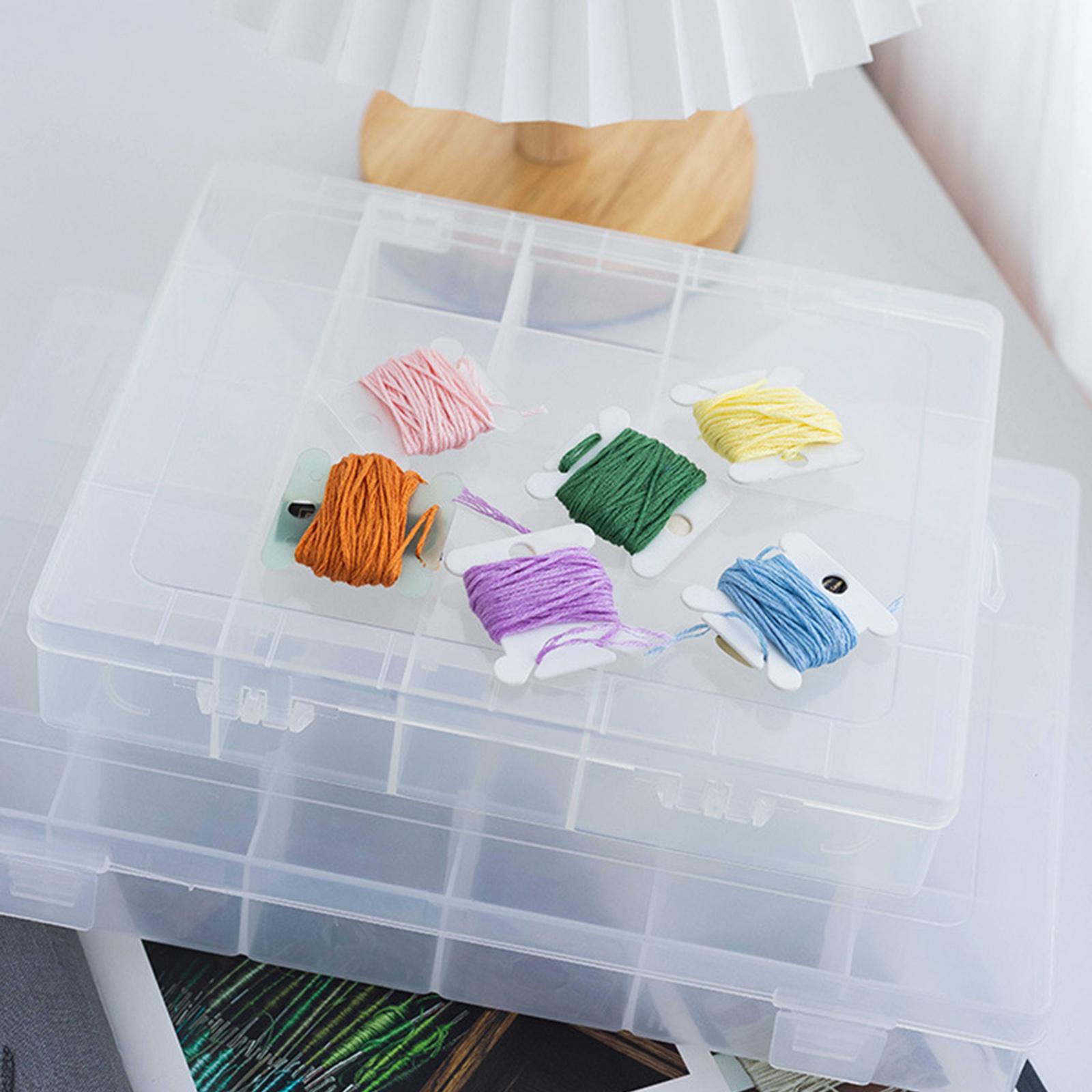 Embroidery Floss Winding Board with Storage Box Sewing  36 grid storage box