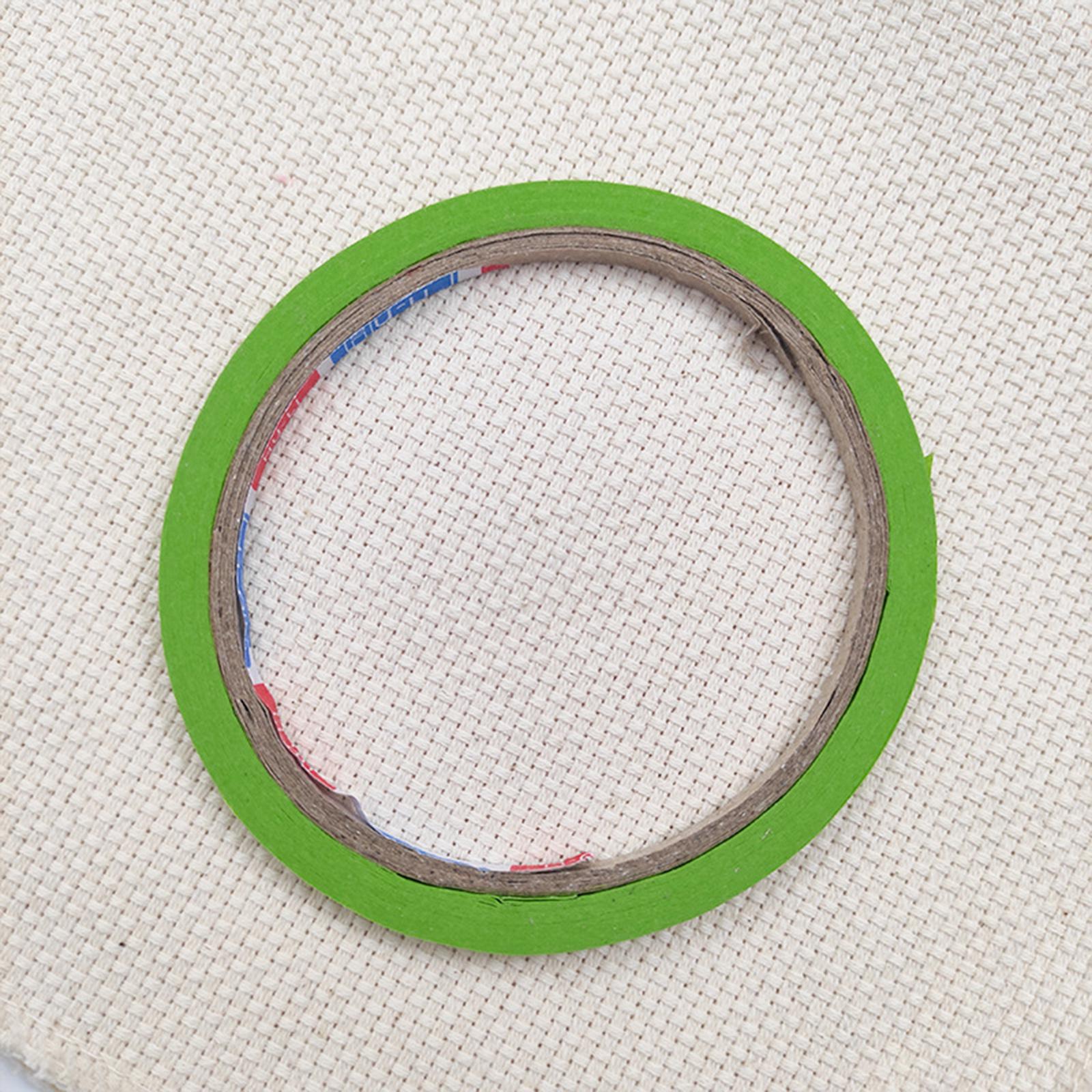 10 Rolls Grid Marking Tape Self-Adhesive Narrow Finishing for Sewing Green