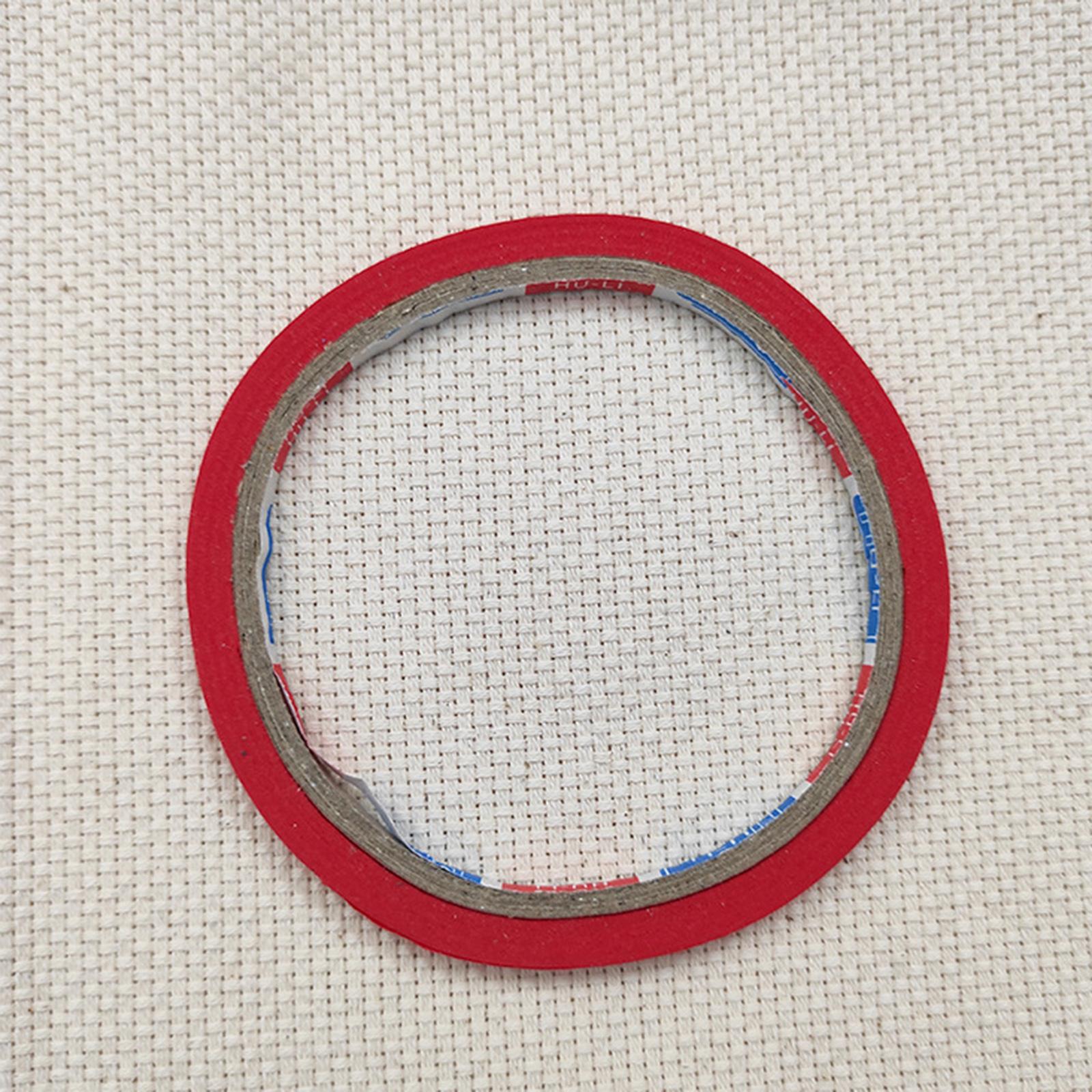 10 Rolls Grid Marking Tape Self-Adhesive Narrow Finishing for Sewing Red