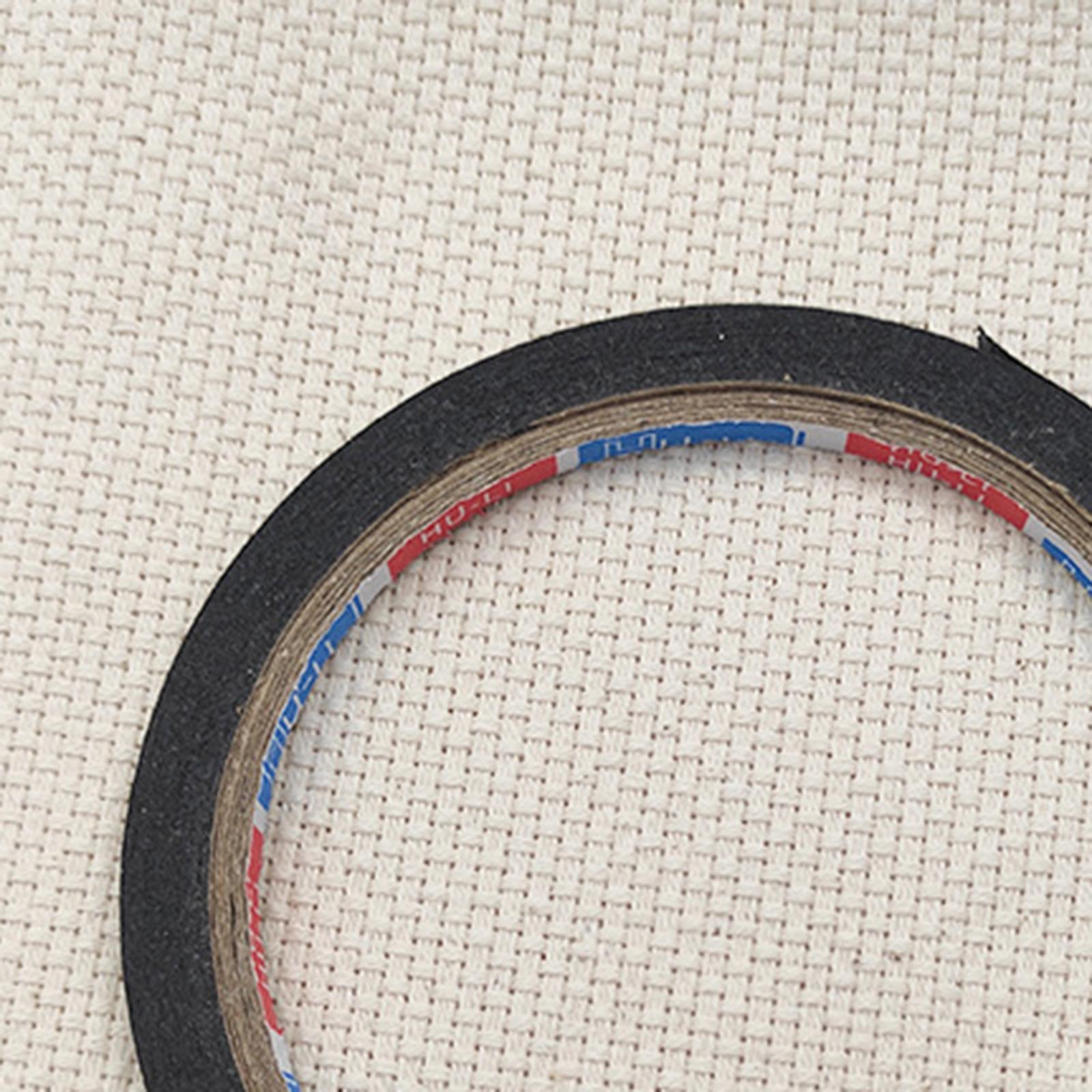 10 Rolls Grid Marking Tape Self-Adhesive Narrow Finishing for Sewing Black