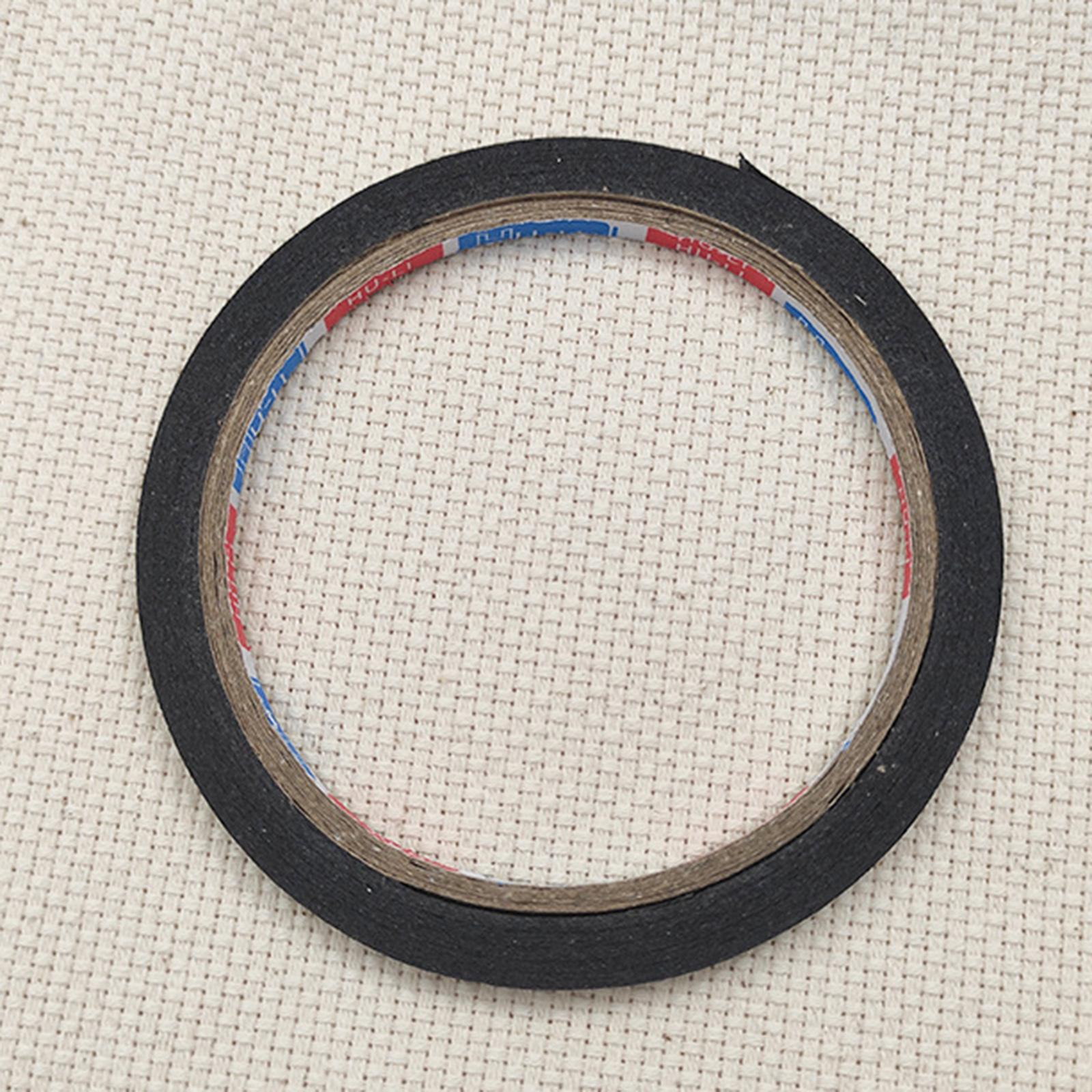 10 Rolls Grid Marking Tape Self-Adhesive Narrow Finishing for Sewing Black
