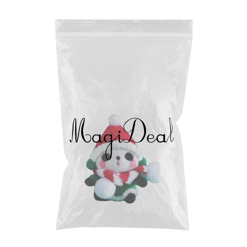 1x Cute Animal Needle Felting Starter Kit with Needle for Beginner Kid Adult Panda