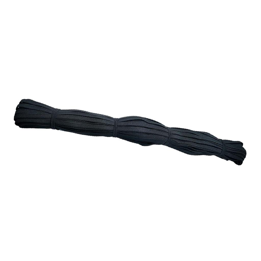 Elastic Band 35M Sewing High Flat Rubber Waist DIY Mask Clothes Rope Black