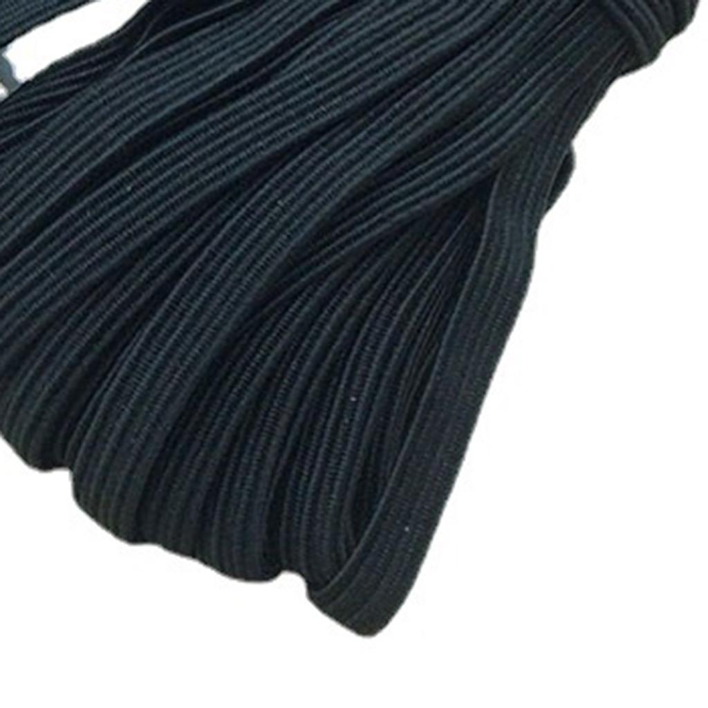 Elastic Band 35M Sewing High Flat Rubber Waist DIY Mask Clothes Rope Black