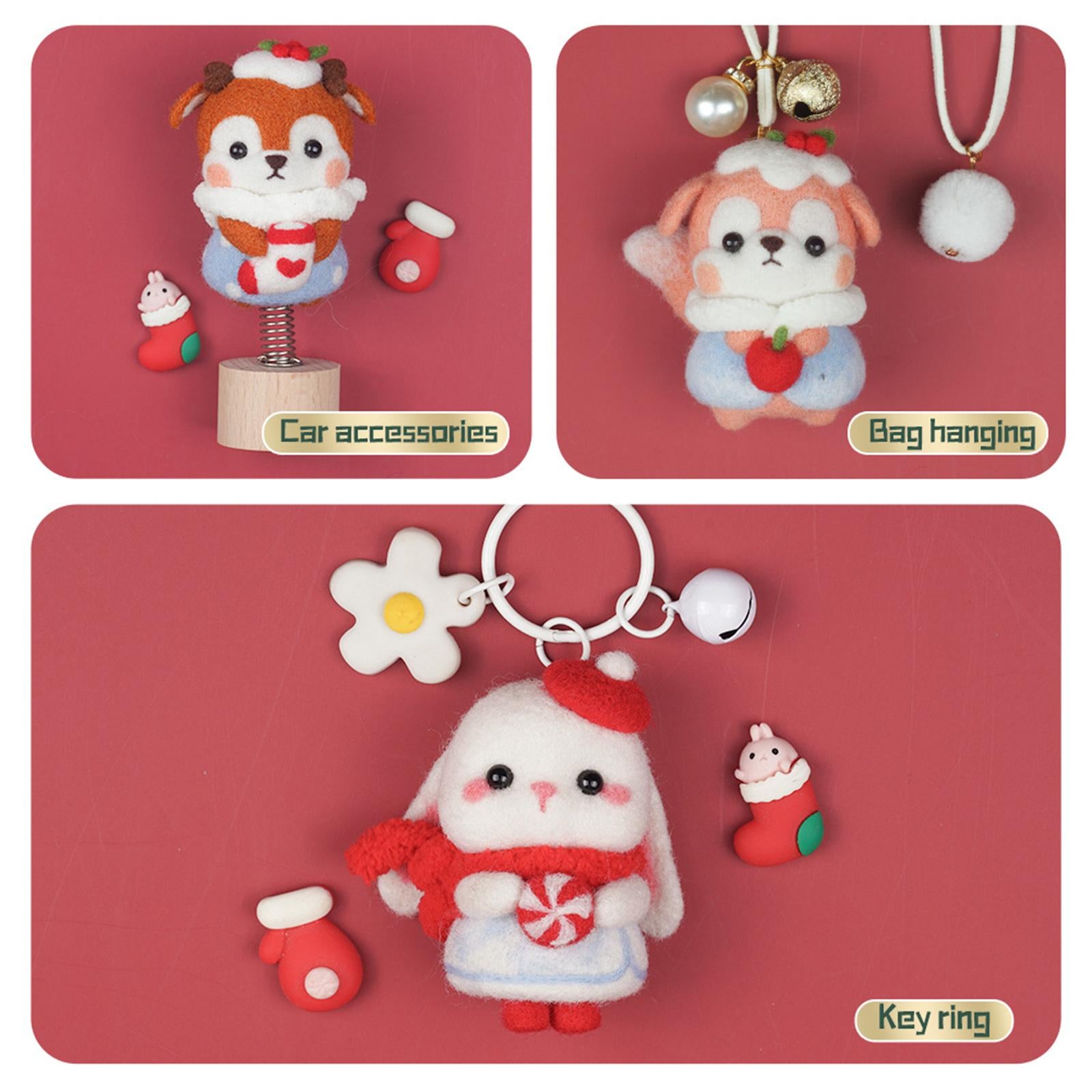 Wool Felt Needle Felt Tool Set Craft Tool Kit for Starter Beginners Style 2