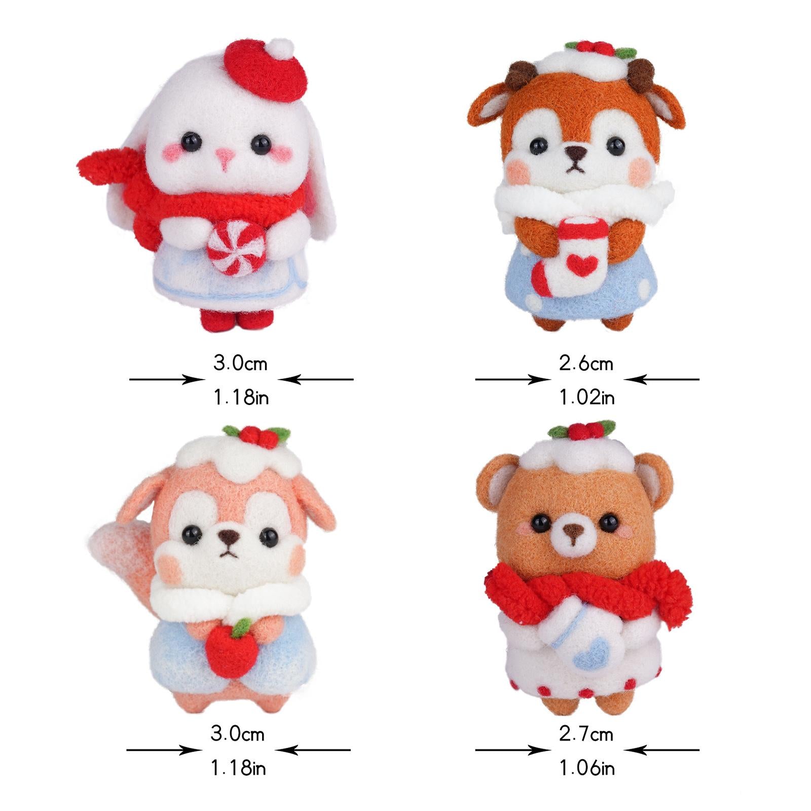 Wool Felt Needle Felt Tool Set Craft Tool Kit for Starter Beginners Style 2