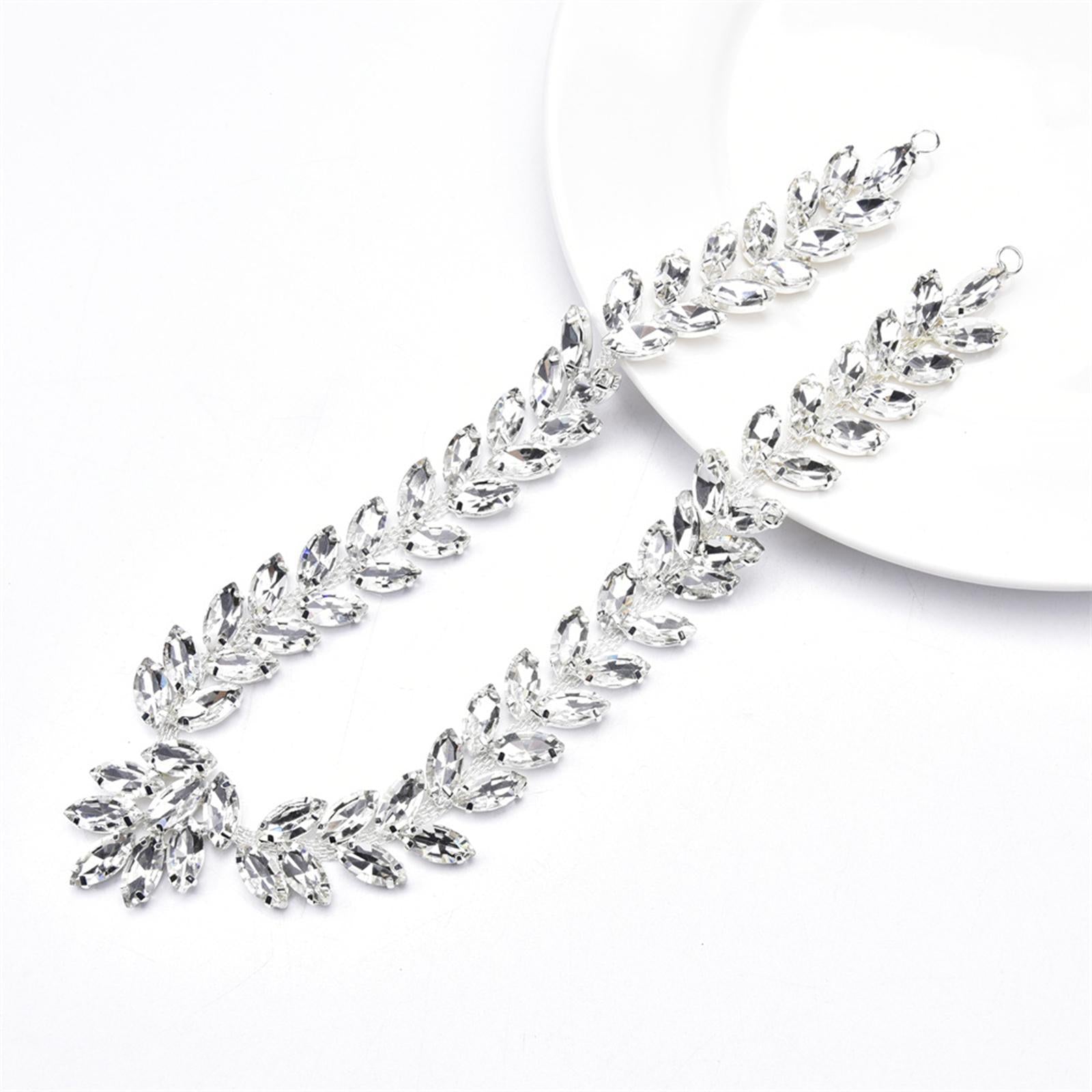 Rhinestone Chain Applique Crafts Trim Bags Cake Shoes Patch Decorative