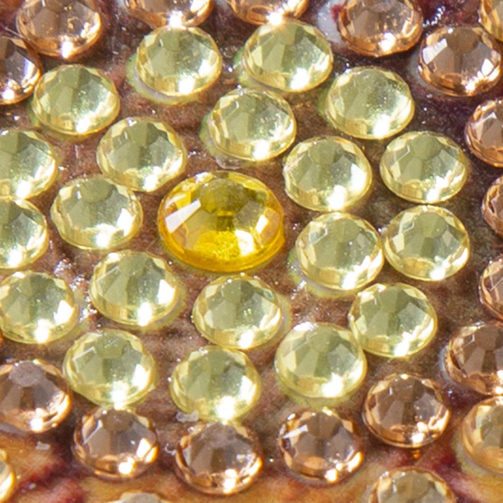 1x 5D DIY Full Drill Diamond Painting Flowers Hearts Cross Stitch Wall Decor Yellow Flower