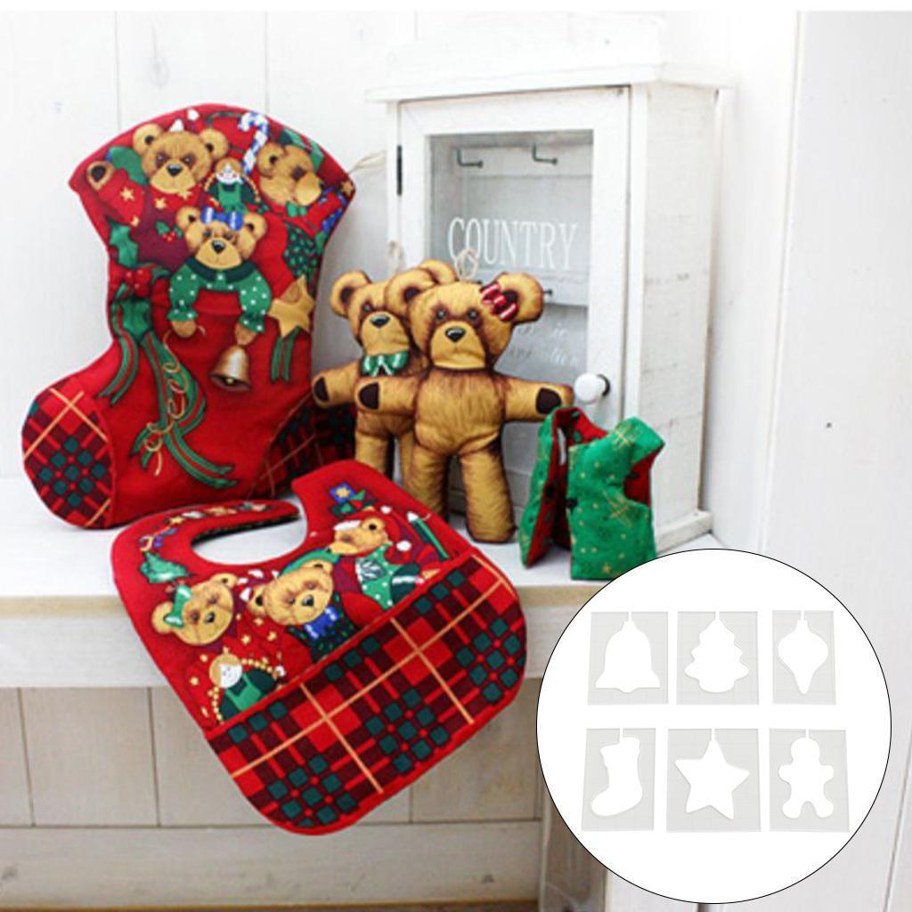 6Pcs Acrylic Quilting Template Kit DIY Sew Easy Fabric Frame Home Craft