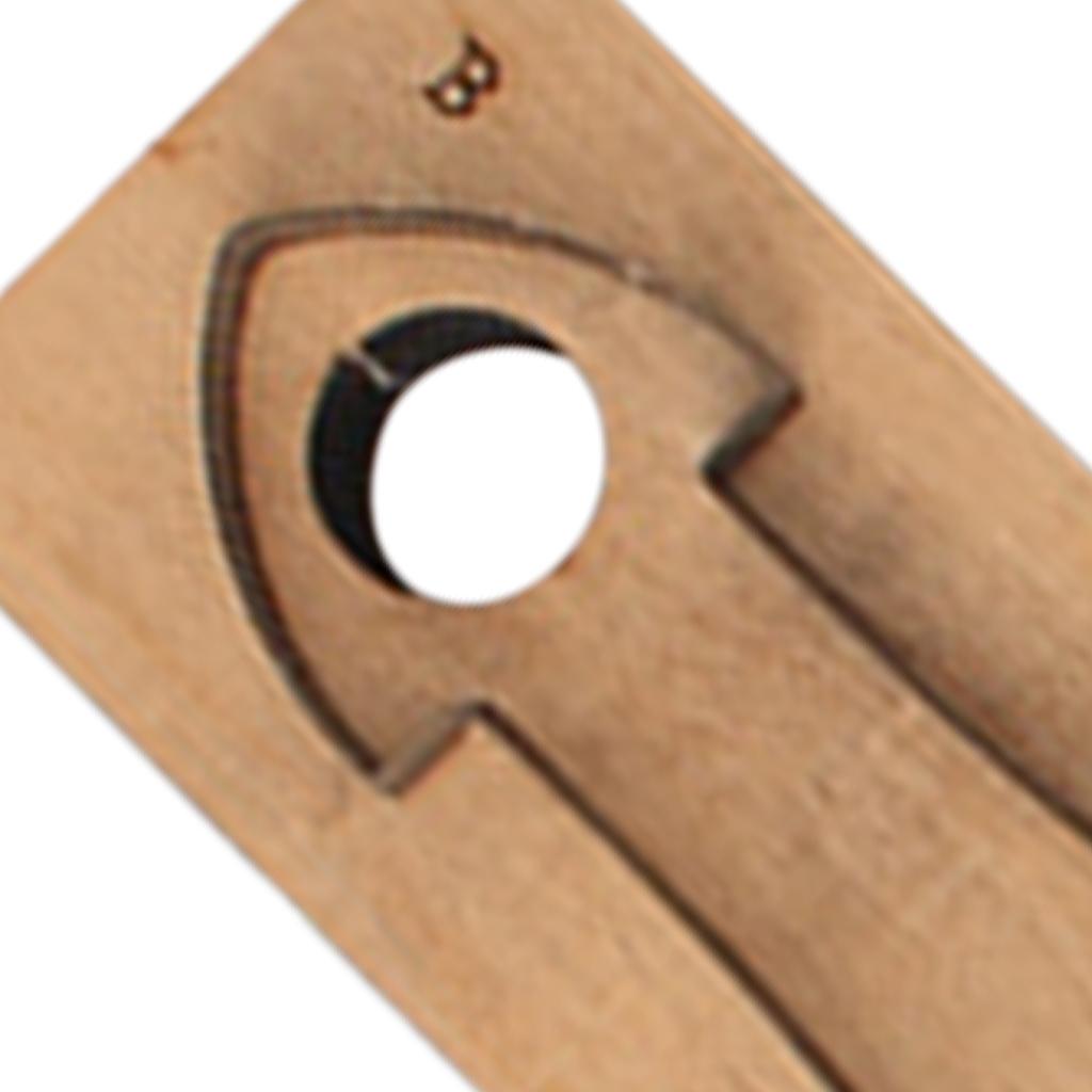 Steel Wood Leather Craft Dies Cutting Dies Bag Handle Strap Template 260mm