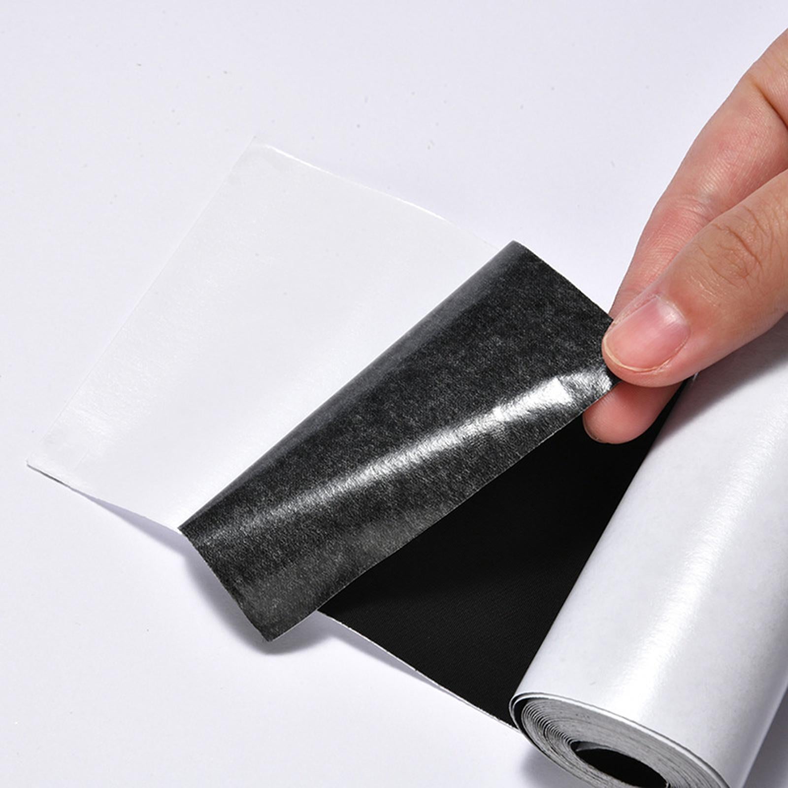 3x78 Nylon Repair Patch Self Adhesive Waterproof for Down Jacket black"