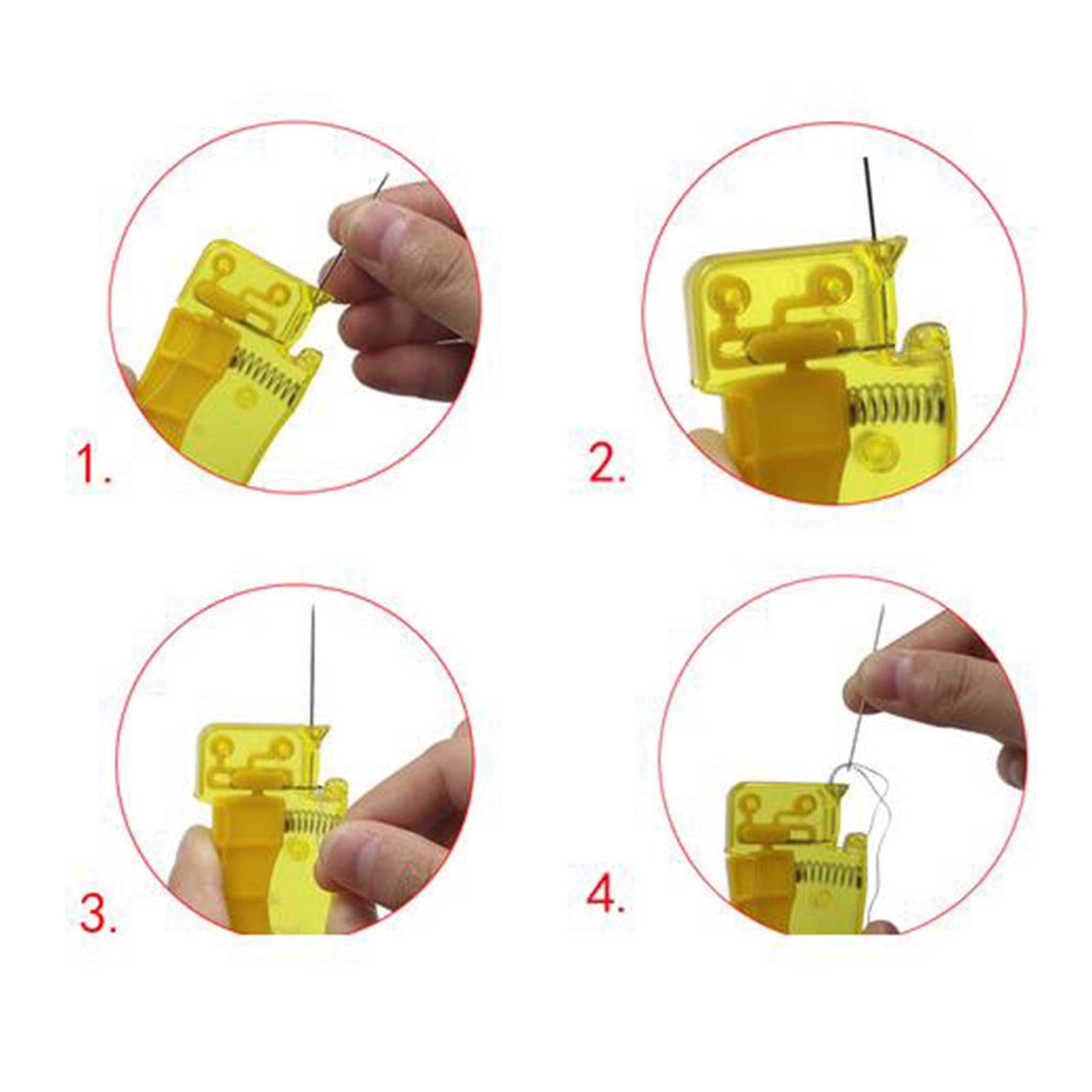 6x Automatic Needle Threader Embroidery Cross Stitch Needle Threading Tools