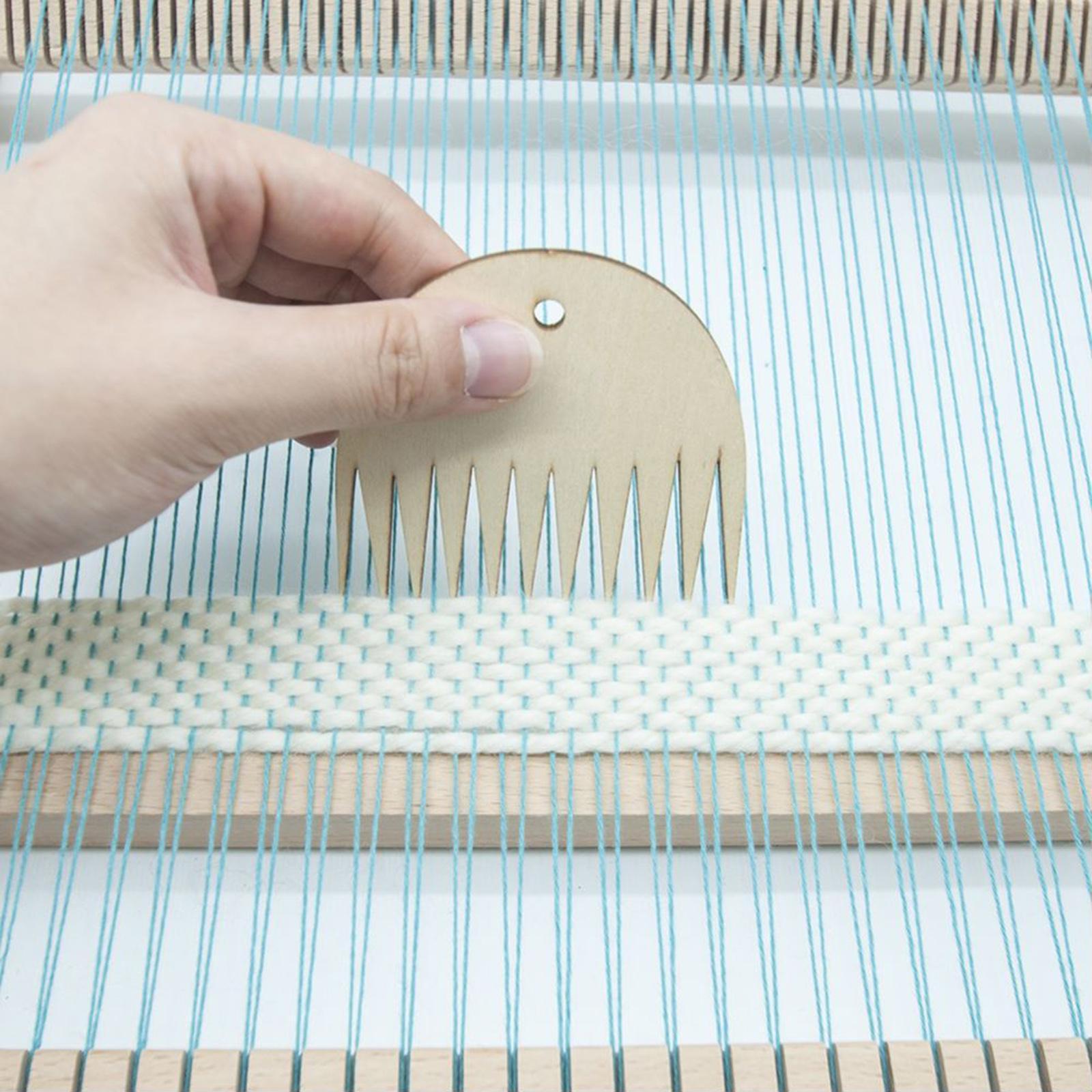 Wooden Weaving Loom Sticks 7Pcs Wood Weaving Crochet Needle for Tapestry 1