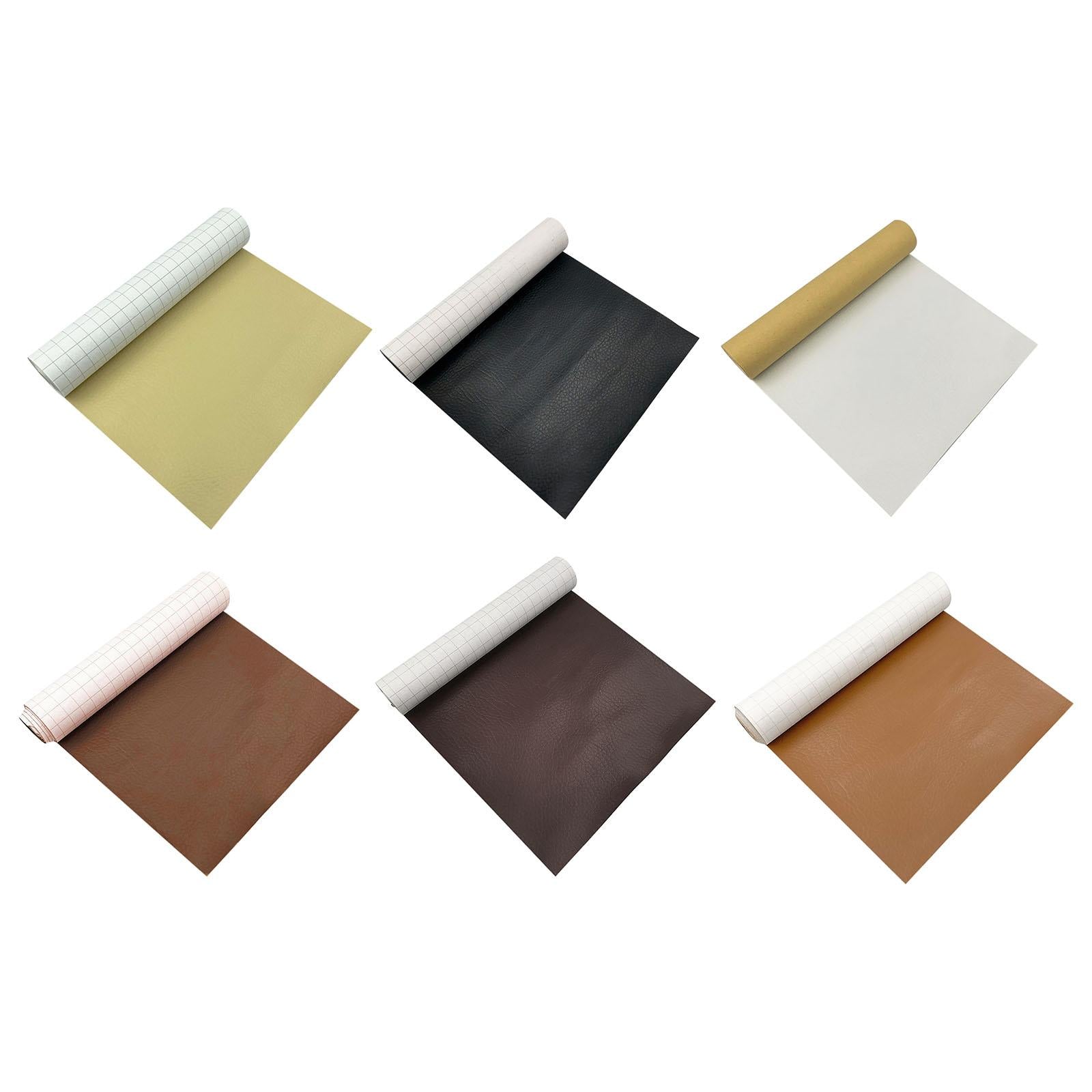 Household Leather Patches Artificial Repair Tape Repair Sticker for Indoor Beige