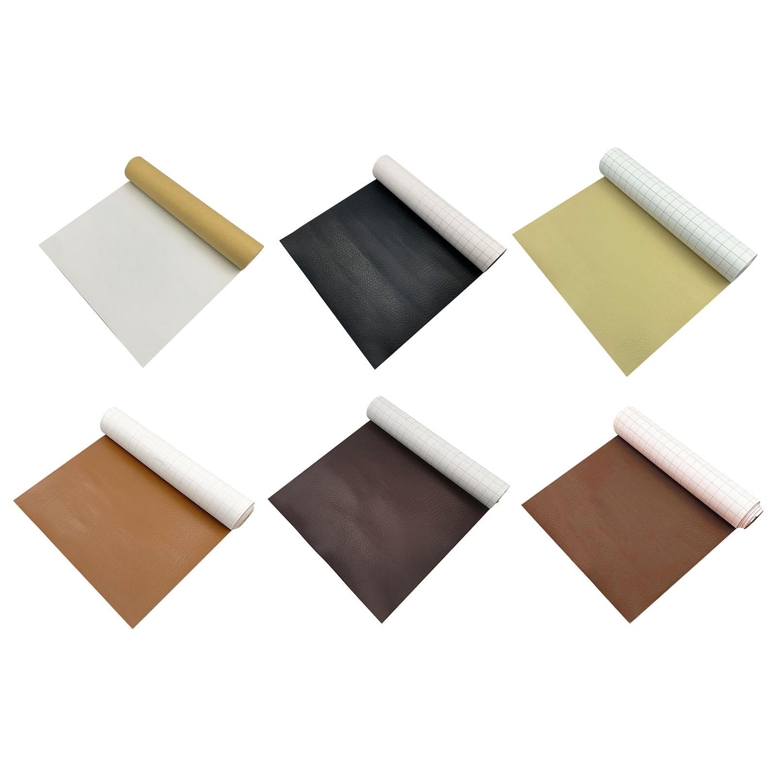 Household Leather Patches Artificial Repair Tape Repair Sticker for Indoor Beige