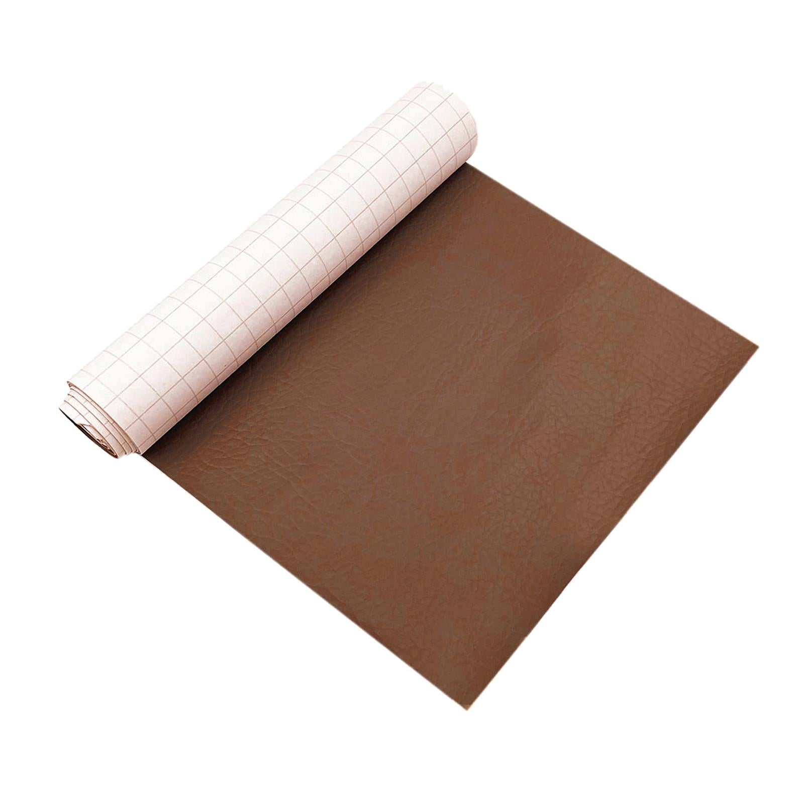Household Leather Patches Artificial Repair Tape Repair Sticker for Indoor Light Brown