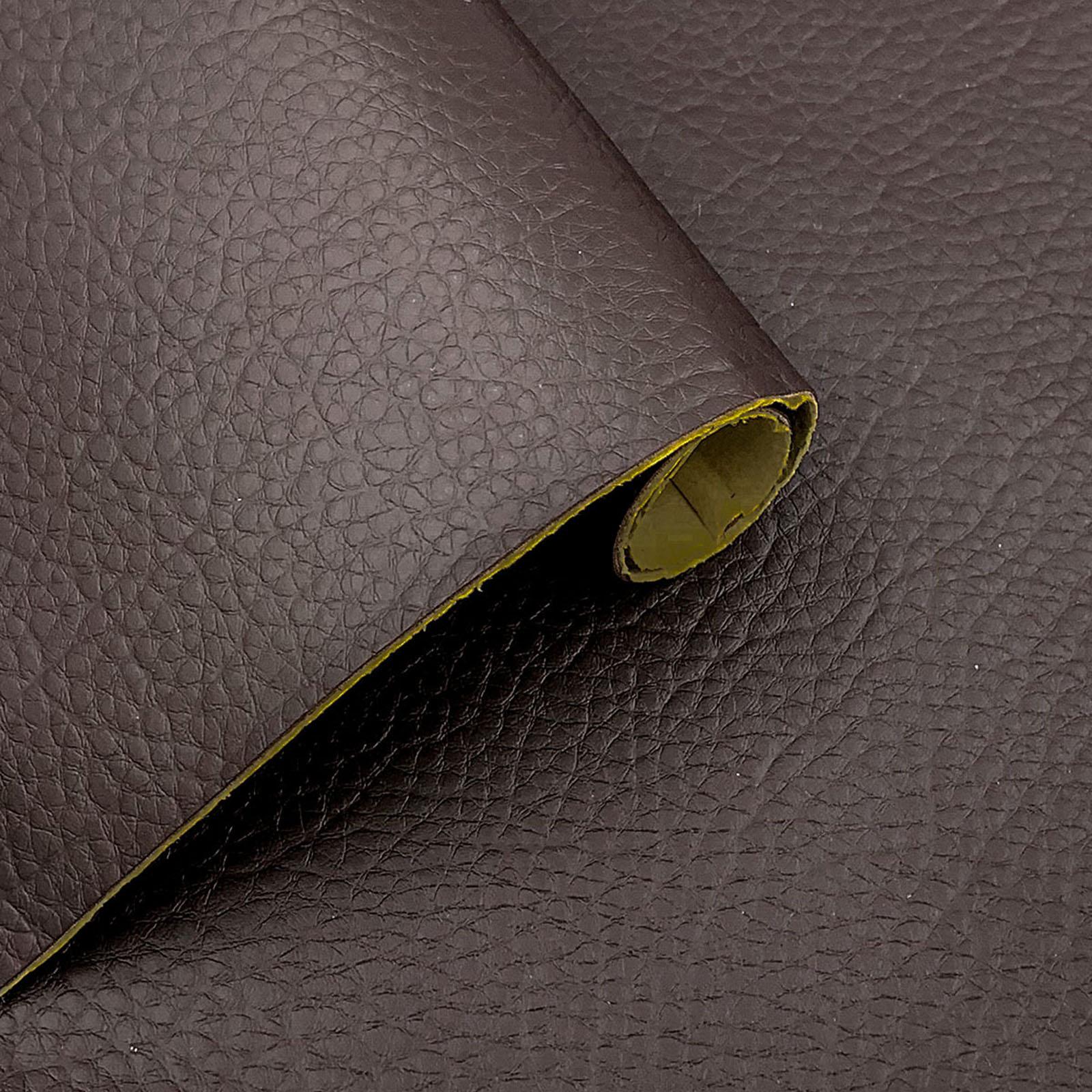 Household Leather Patches Artificial Repair Tape Repair Sticker for Indoor Dark Brown