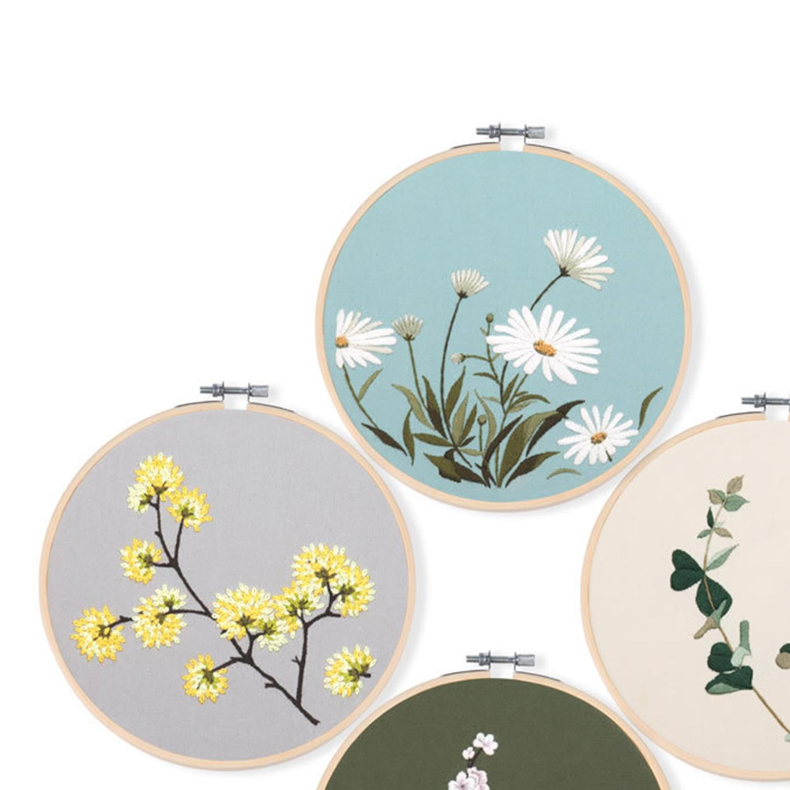 Embroidery Starter Kit Hand Sewing Color Threads Cloth Cross Stitch NO.13