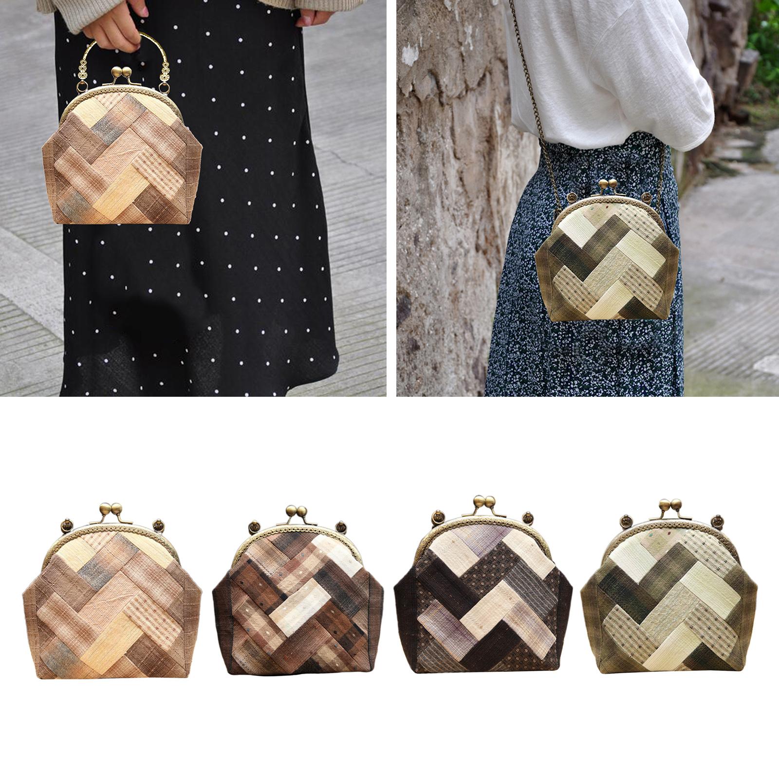 Handbag Material Kit Embroidery Set Artware Handmade Decoration Present Light Green