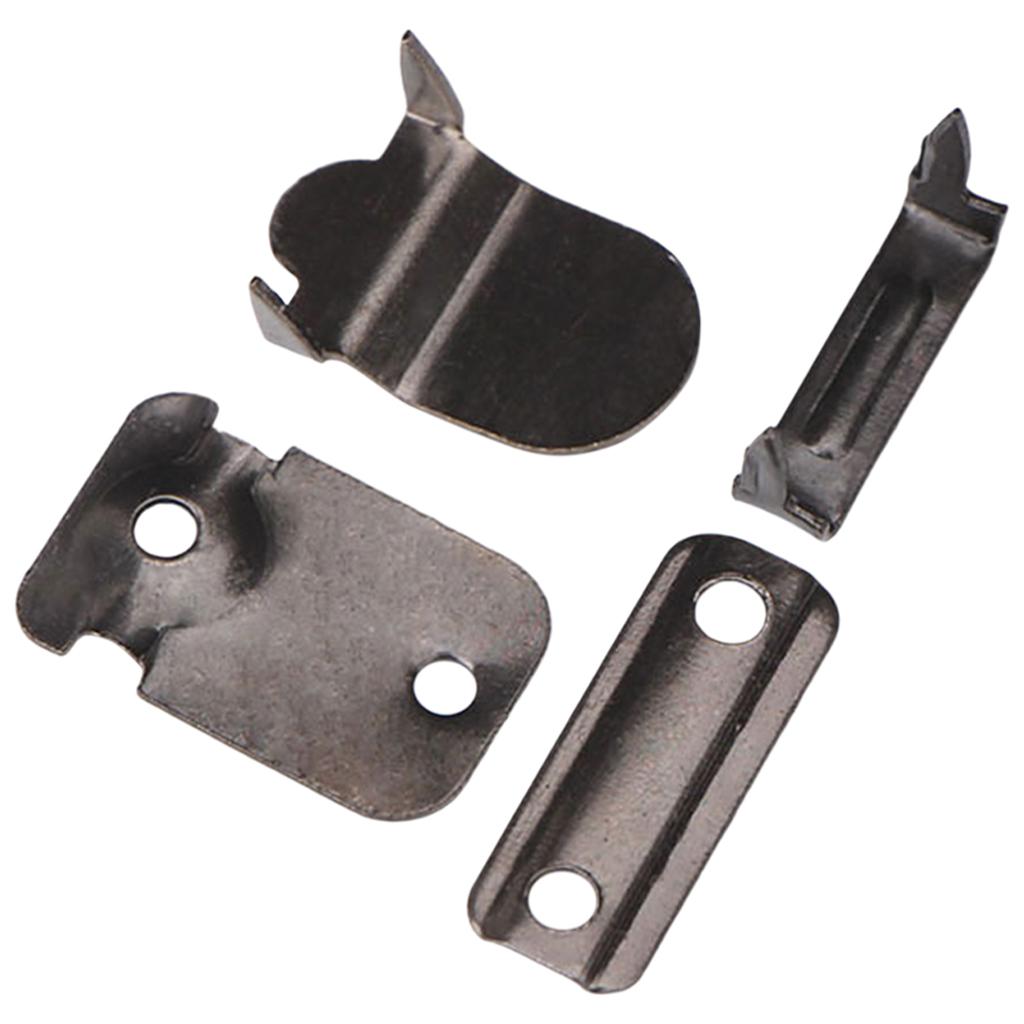 5 Pair Trouser Hooks Clothes Trousers Pants Fasteners Style 7 Grey