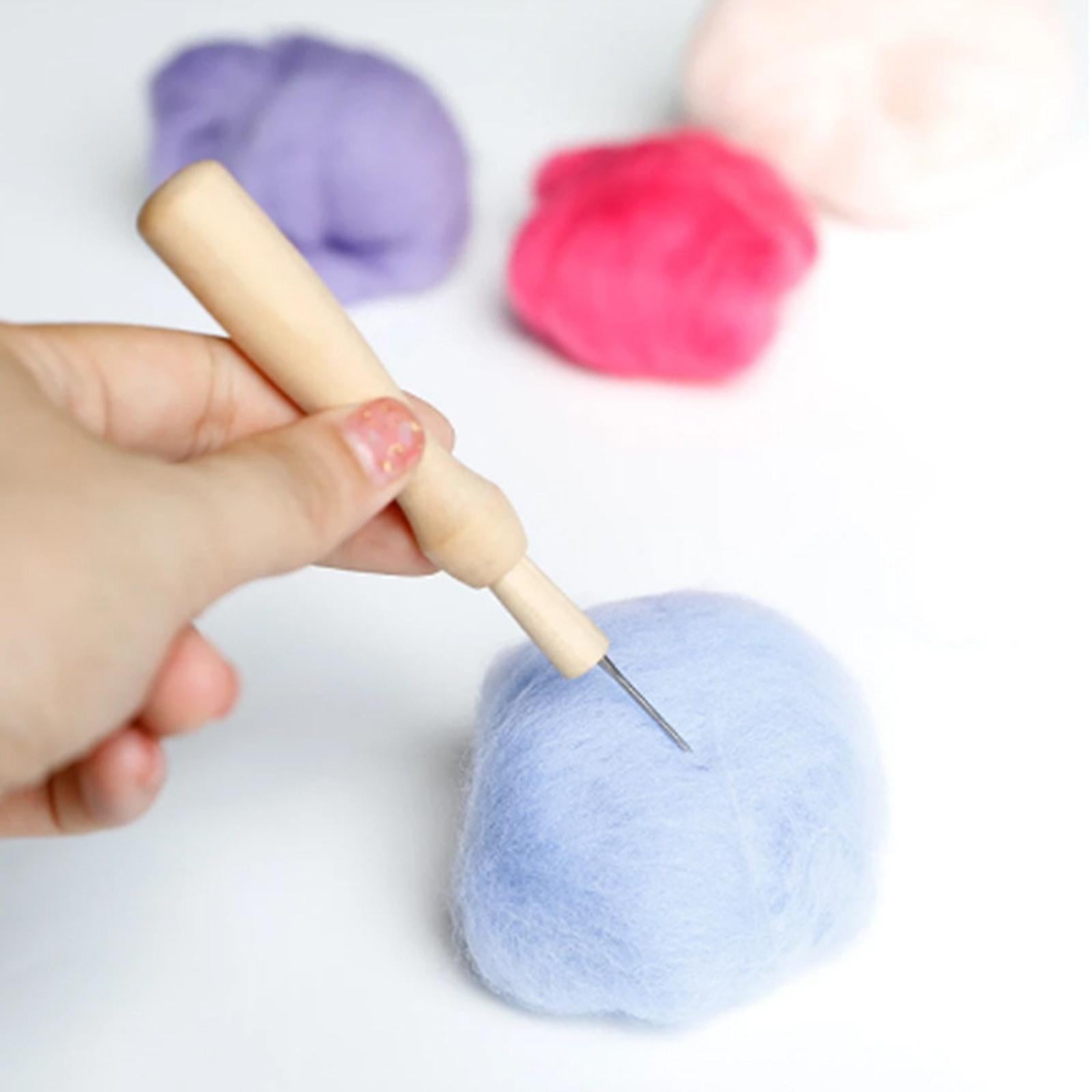 Felting Needle Handle Needles Mixed Sizes Felt Tool Supplies Three needles