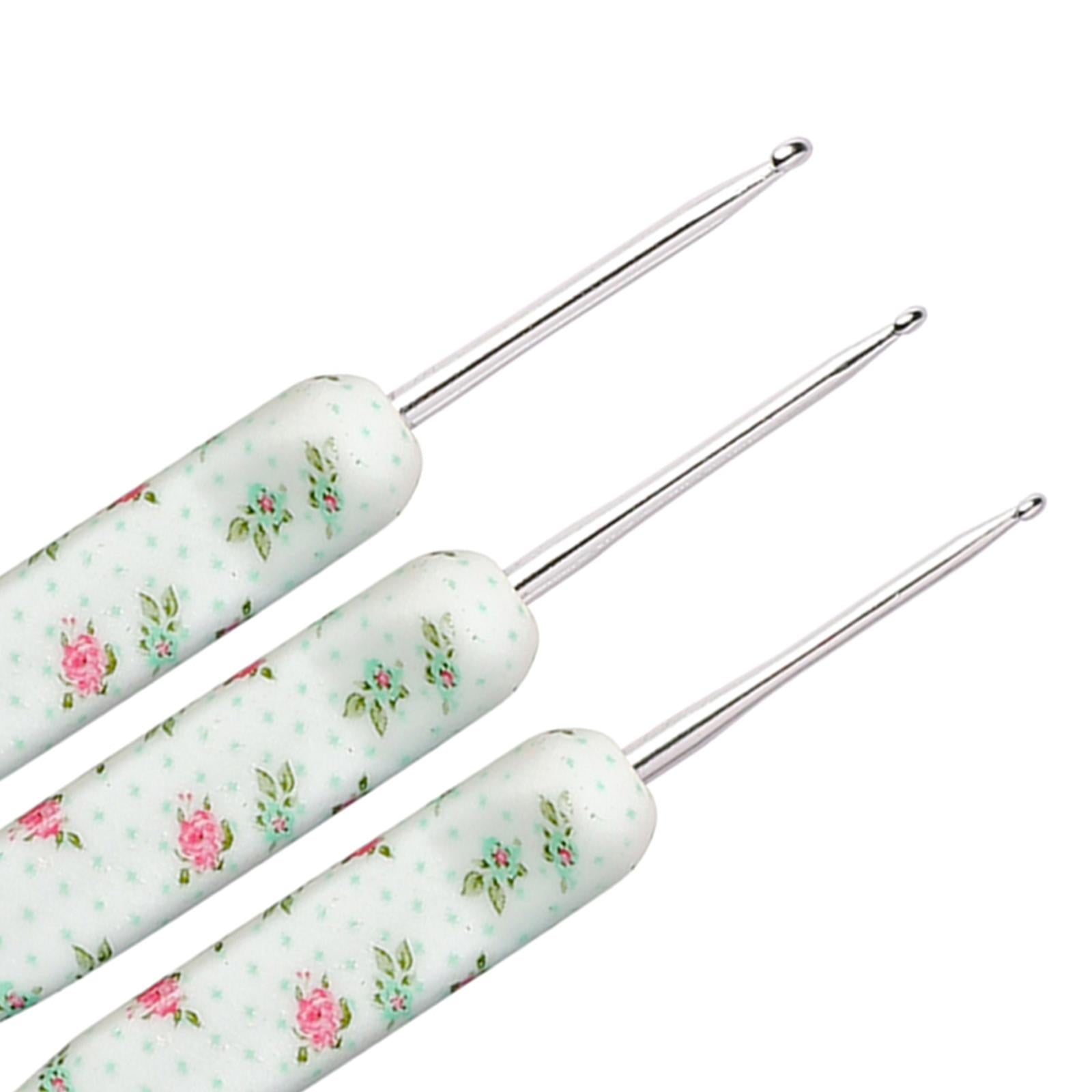 8Pcs Aluminium Crochet Hooks Needles Yarn Knitting Hook 2.5-6mm Sewing Tools