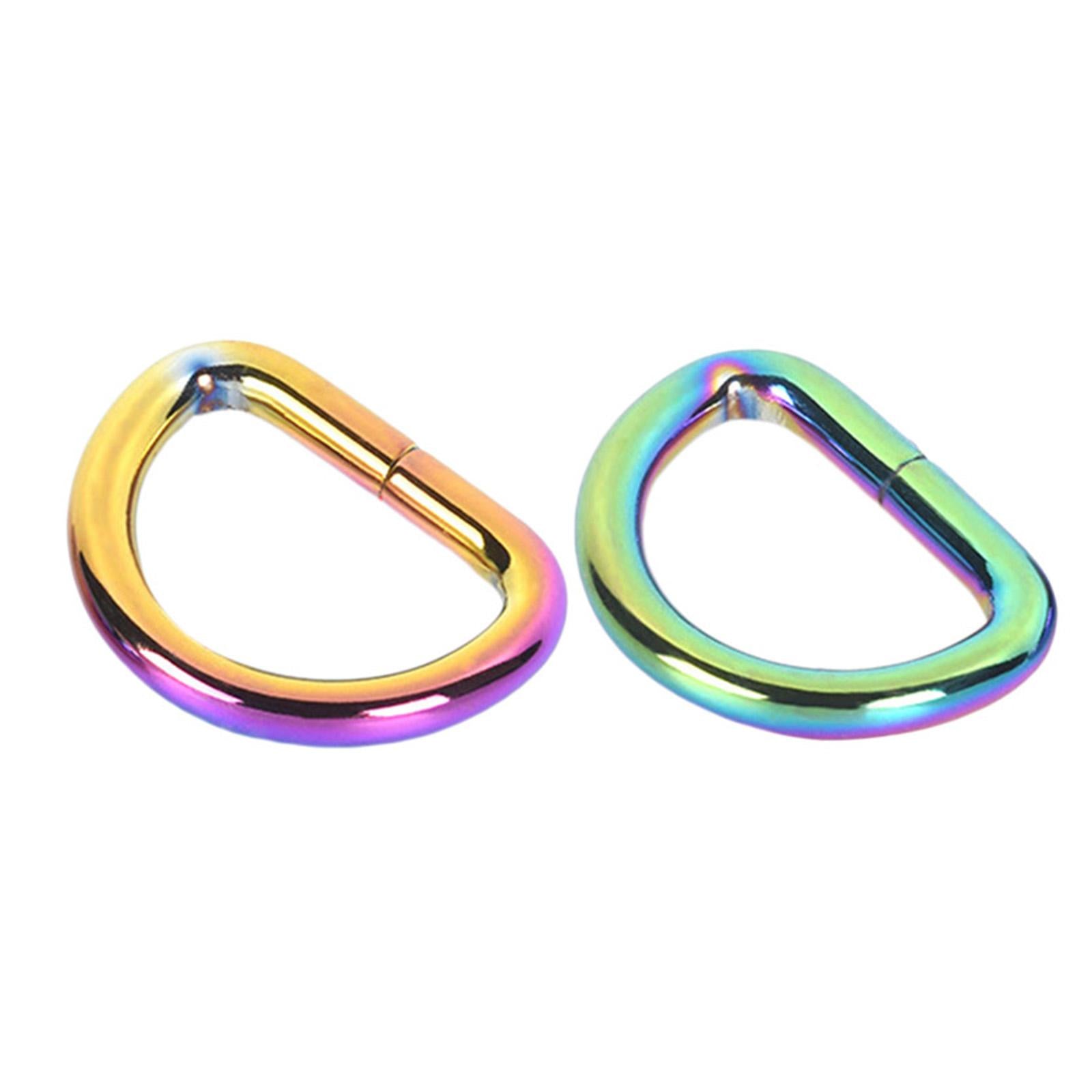 D Ring Buckles for Webbing Strap Hand Bag Belt Leather Craft 3.8x12.5x20mm