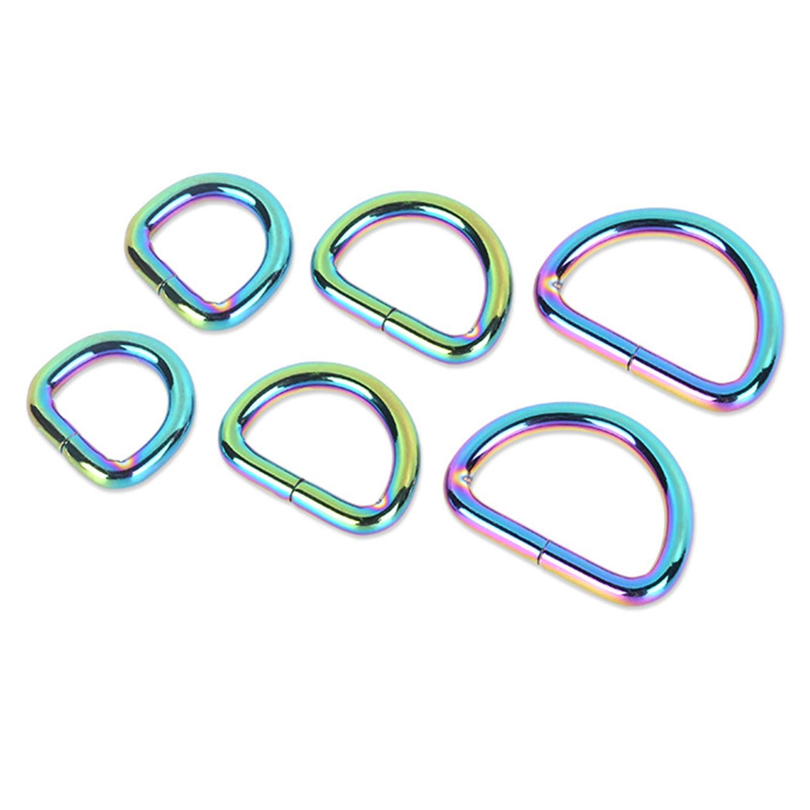 D Ring Buckles for Webbing Strap Hand Bag Belt Leather Craft 3.8x12.5x20mm