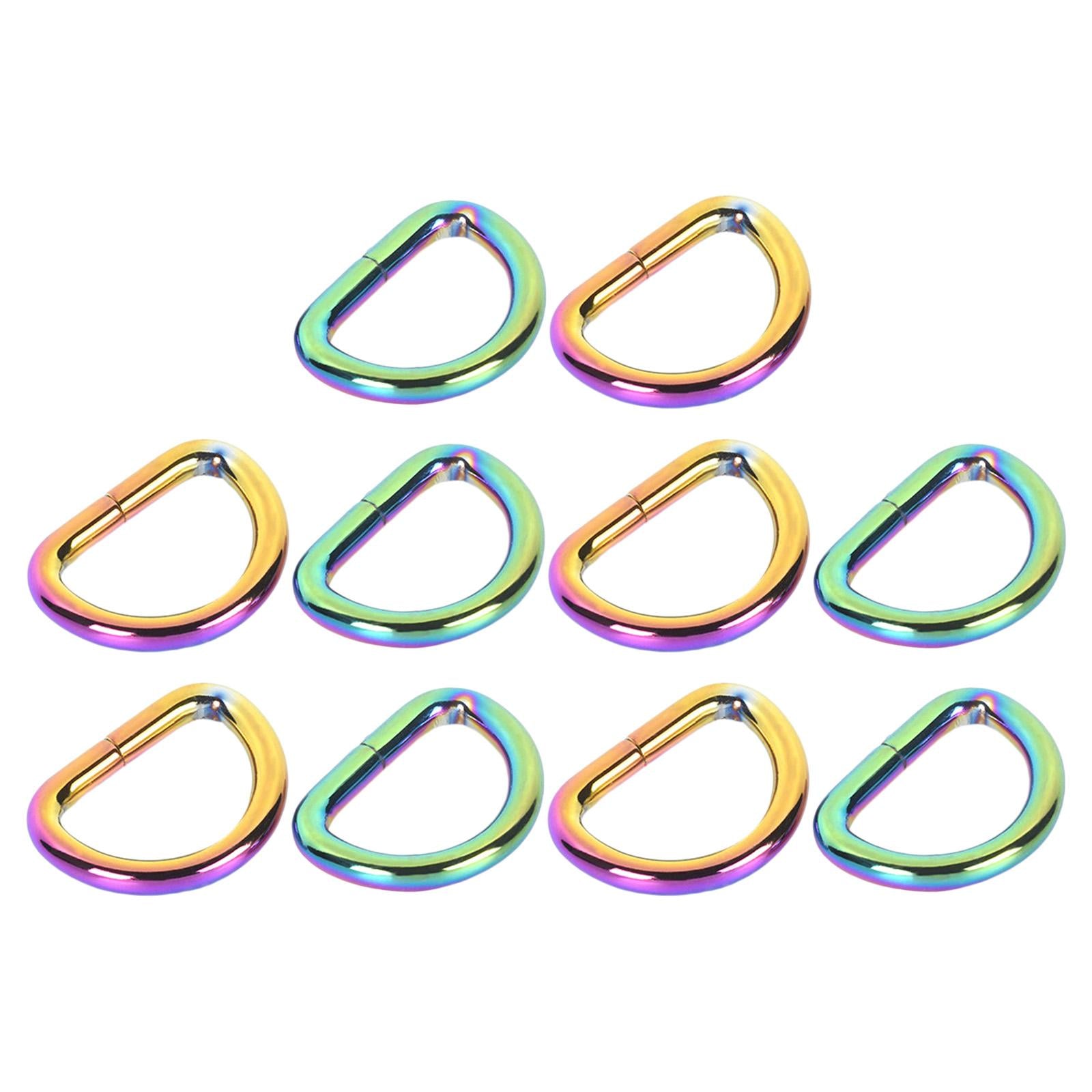 D Ring Buckles for Webbing Strap Hand Bag Belt Leather Craft 3.8x12.5x20mm