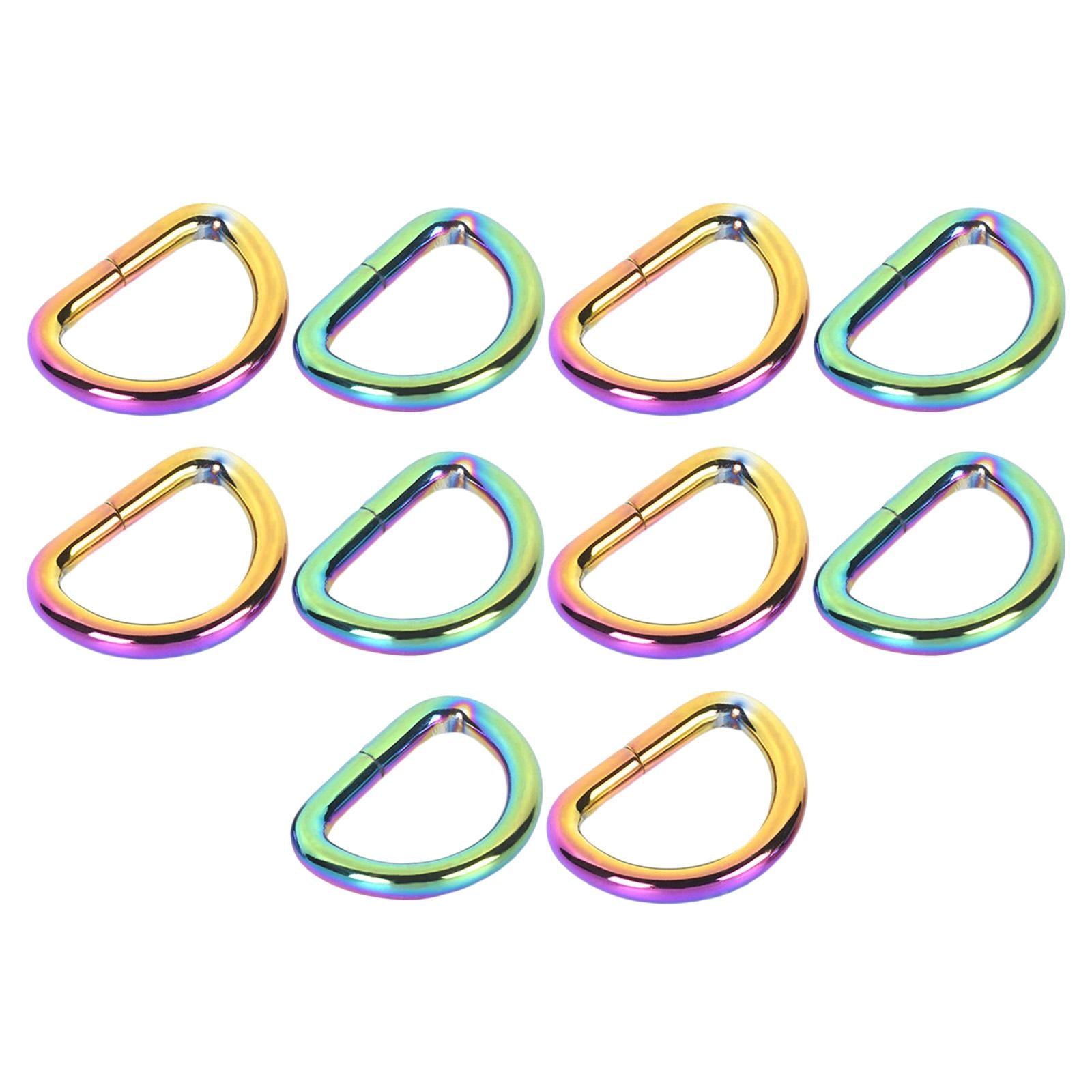 D Ring Buckles for Webbing Strap Hand Bag Belt Leather Craft 3.8x12.5x20mm