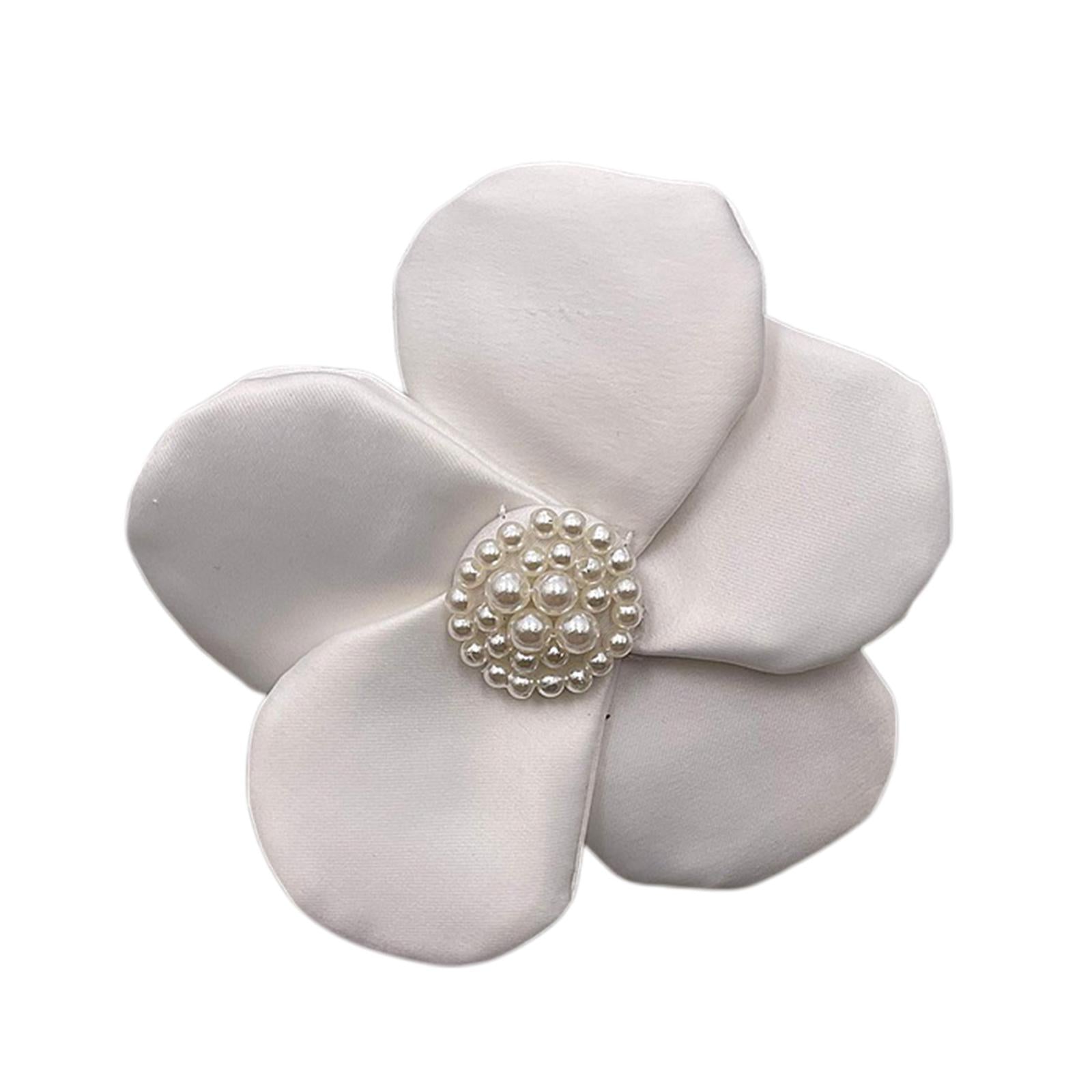 3x Beaded Sew-On Applique Craft Patch for Clothes Embroidered Patch Crafts White