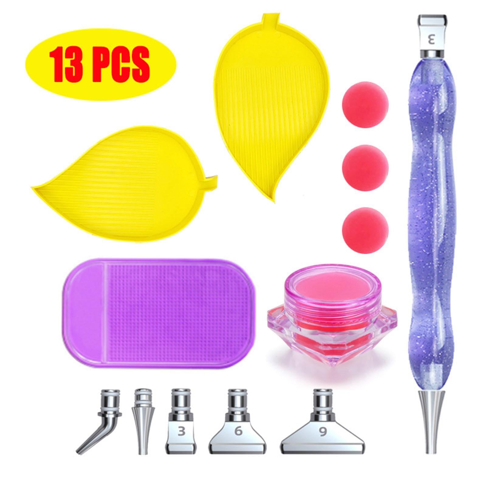 5D Resin Diamond Pen Point Drill Cross Stitch Embroidery Starry sky purple