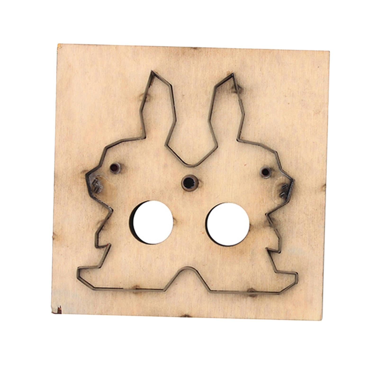 DIY Rabbit Punch Stencils Pendant Mold Cutting Dies for Leather Leathercraft