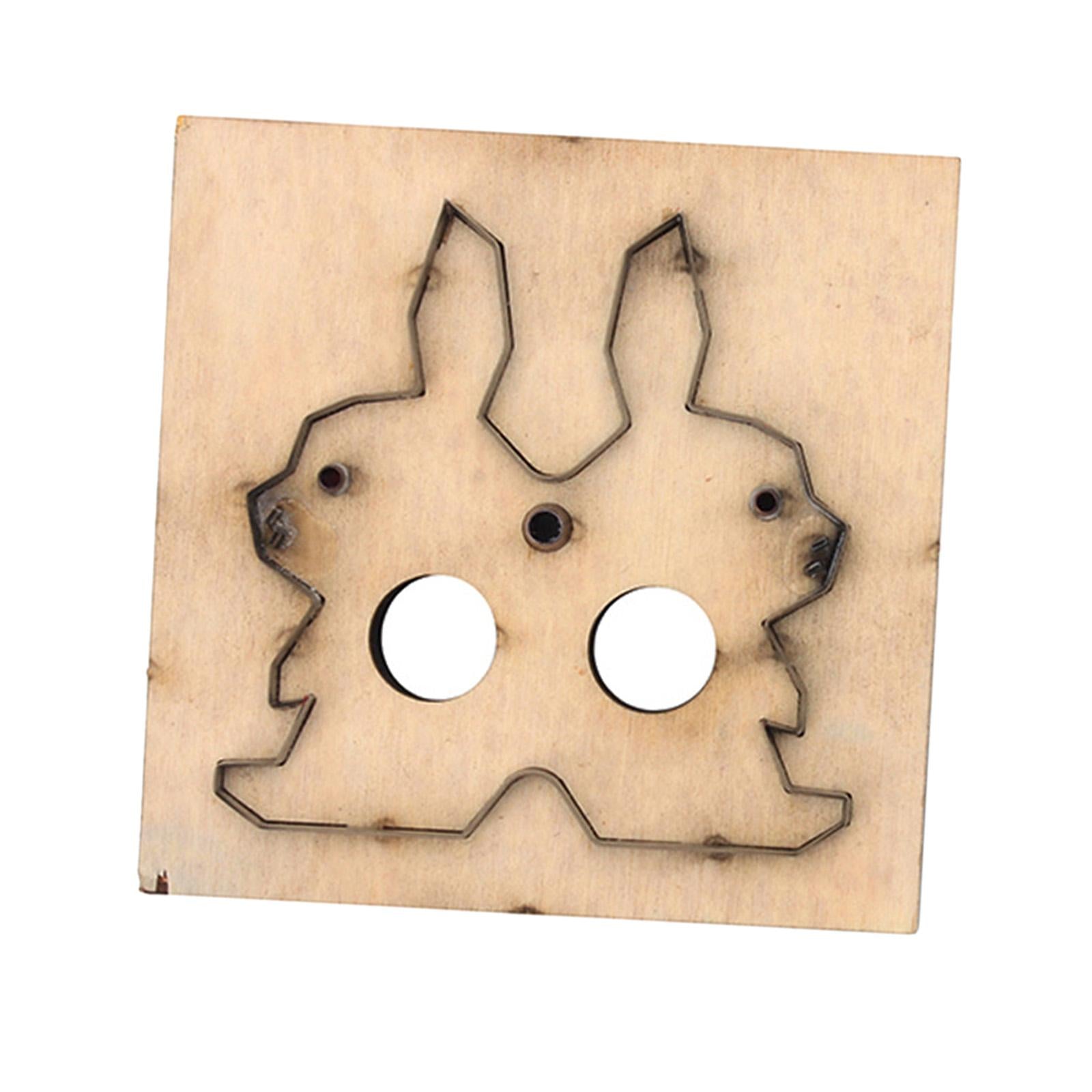 DIY Rabbit Punch Stencils Pendant Mold Cutting Dies for Leather Leathercraft
