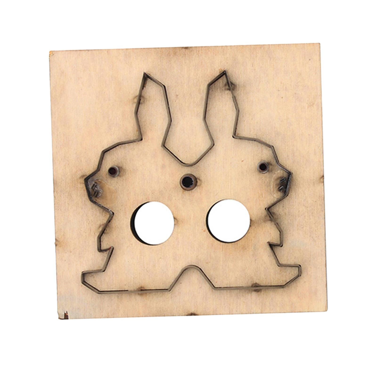 DIY Rabbit Punch Stencils Pendant Mold Cutting Dies for Leather Leathercraft