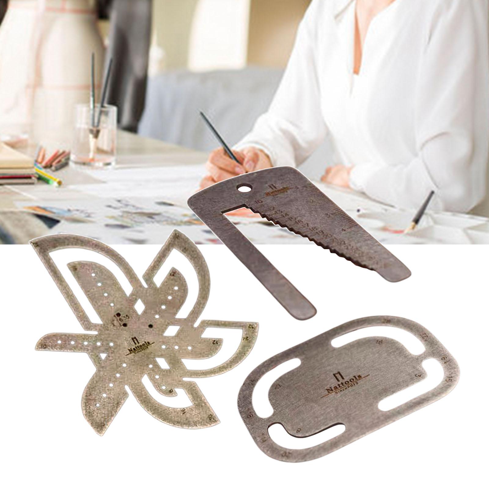 Watchband Ruler Stencil Template Belt Punch Auxiliary Tools  R3 to R28mm