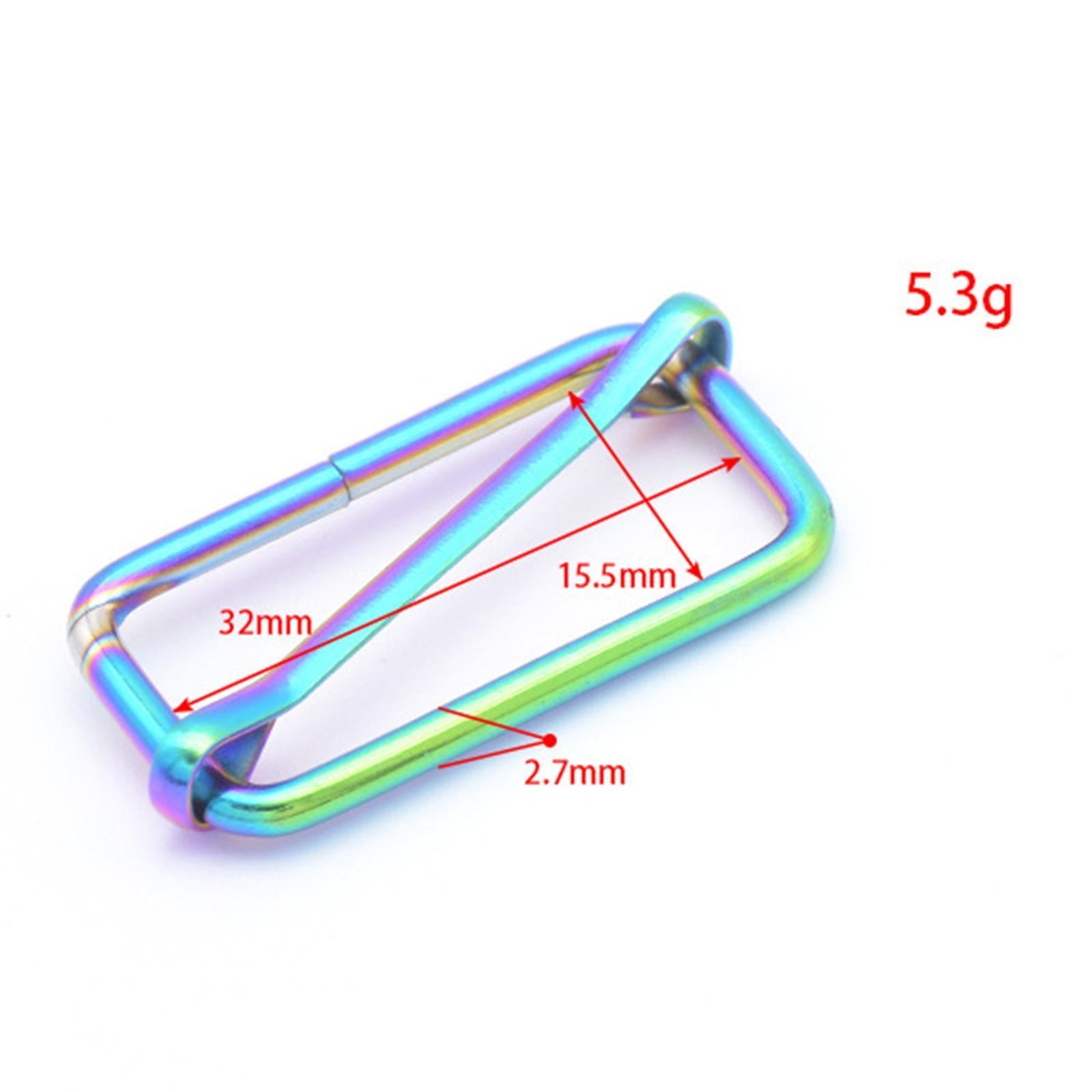 10pcs Buckle Adjustable Quick Release Replacement Clips  32x15.5mm Colorful