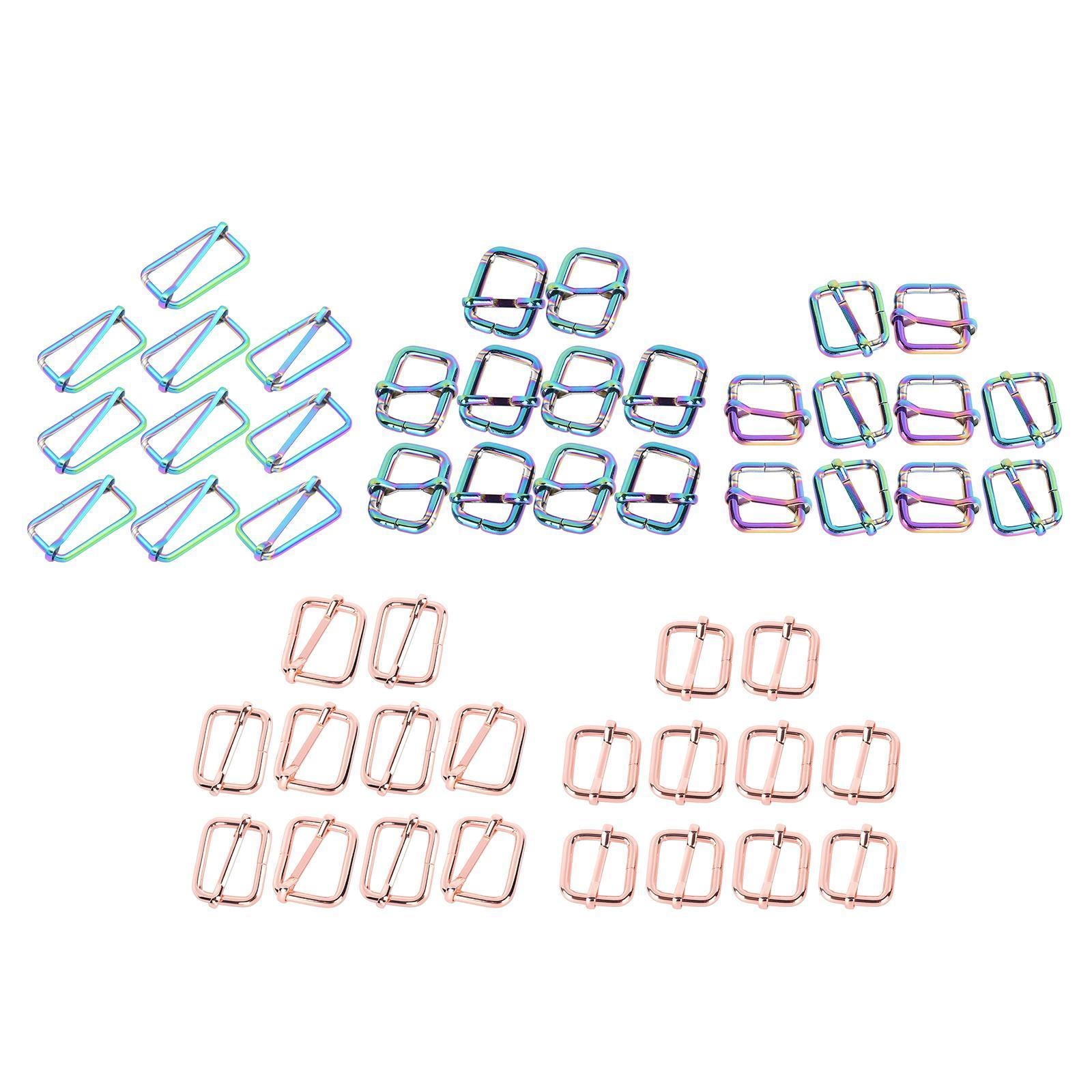 10pcs Buckle Adjustable Quick Release Replacement Clips  32x15.5mm Colorful