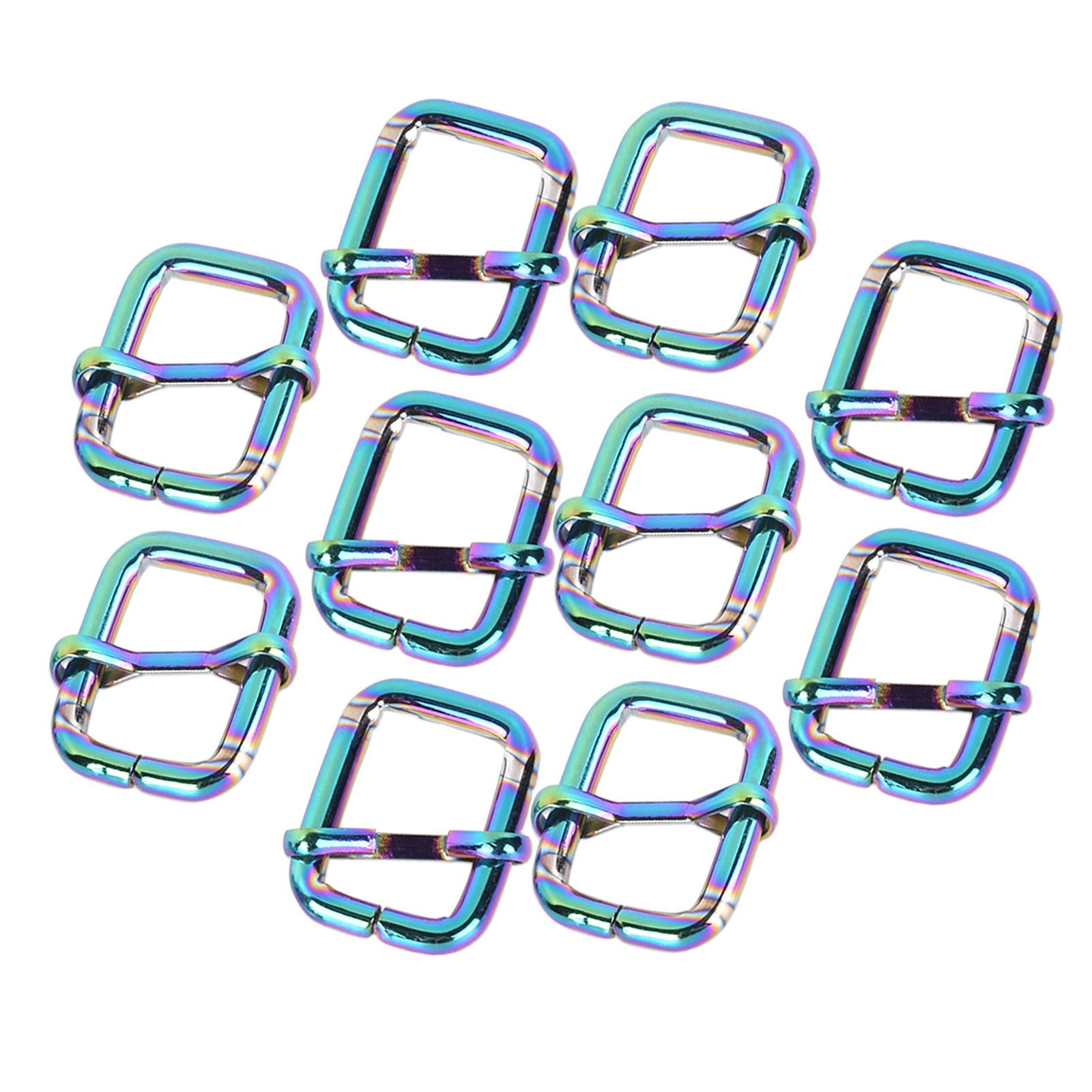 10pcs Buckle Adjustable Quick Release Replacement Clips  13x20mm Colorful