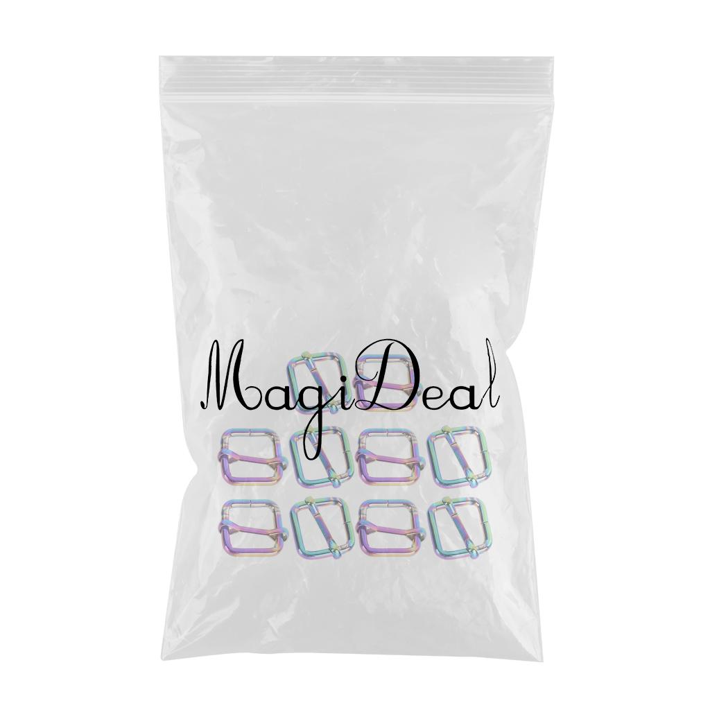 10pcs Buckle Adjustable Quick Release Replacement Clips  20x20mm Colorful