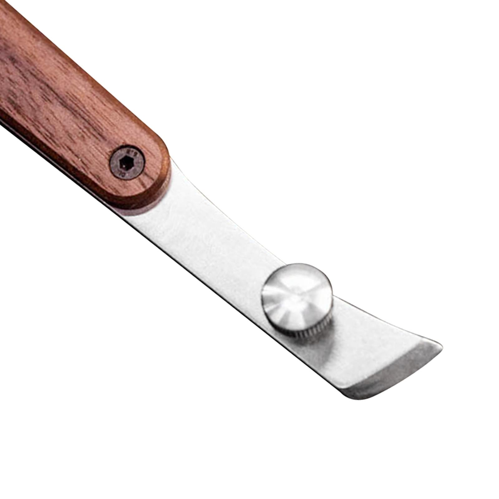 Leather Edge Creaser Wood Handle Edge Press Trimmer Cutter Line Slot Marking Edge Press