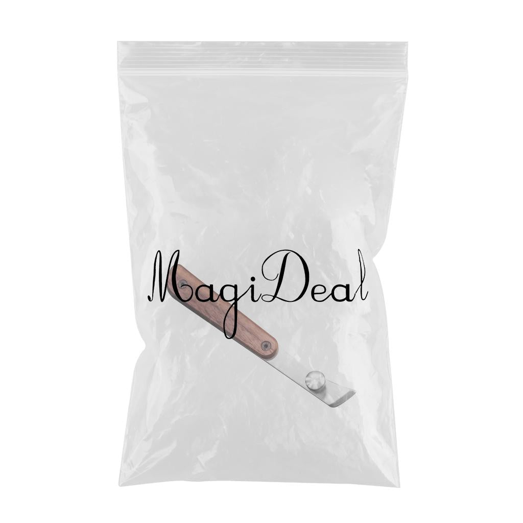 Leather Edge Creaser Wood Handle Edge Press Trimmer Cutter Line Slot Marking Edge Press