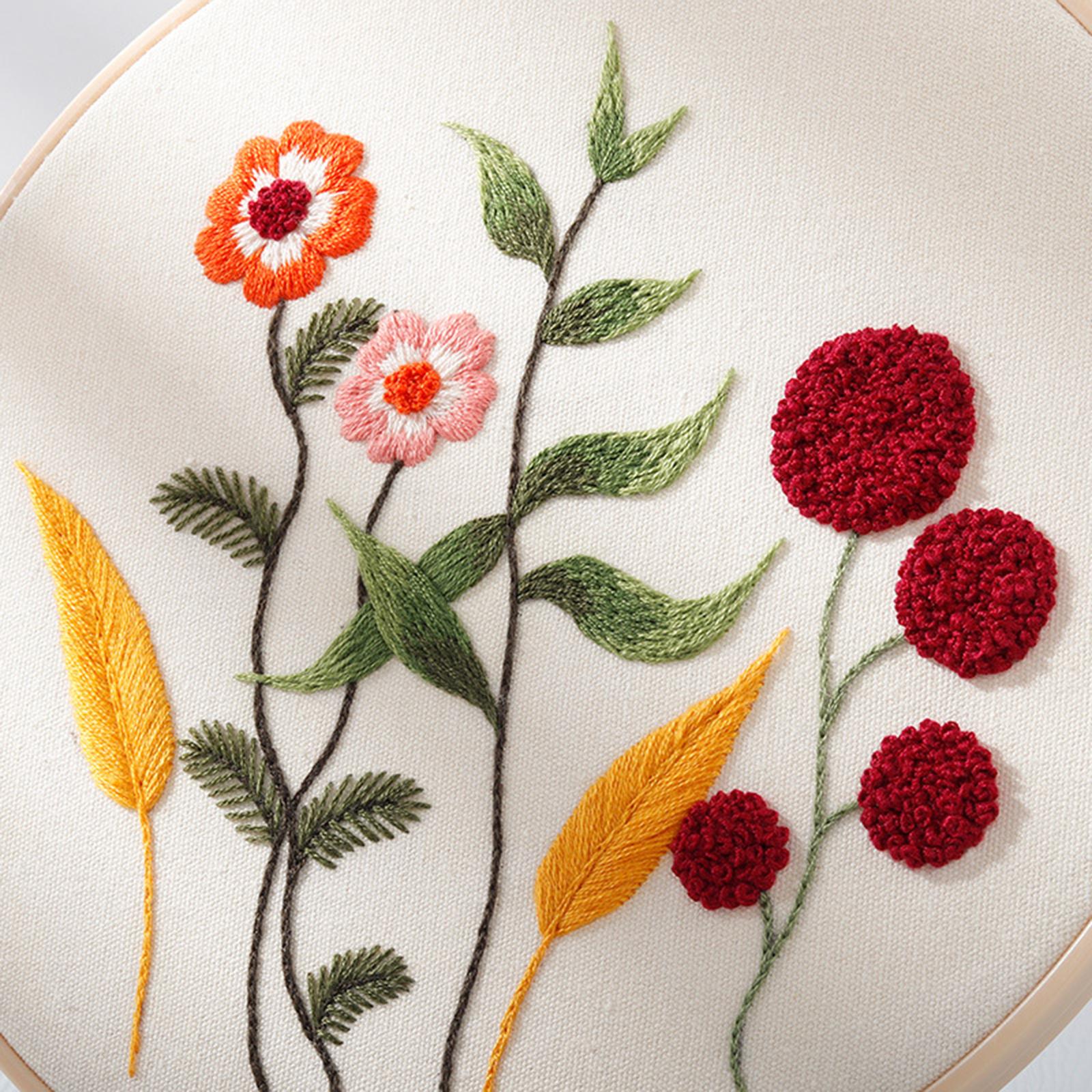 Embroidery Kit Cross Stitch Flowers Manual for Beginners Fragrant Flowers 6