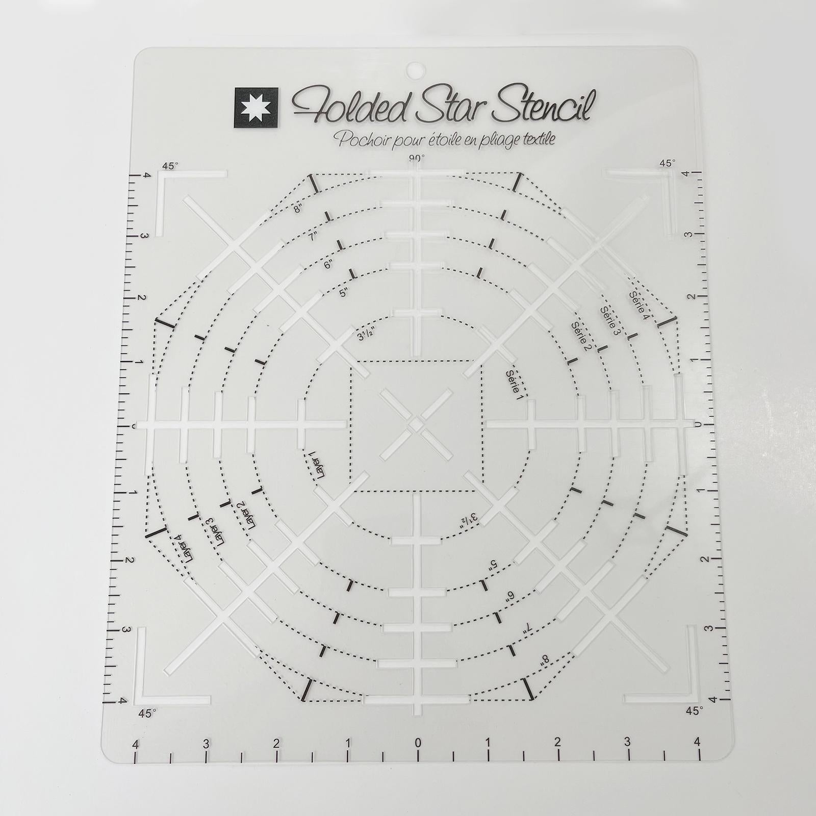 Sewing Template Patchwork Quilting Ruler for Domestic Sewing Machine 8inch
