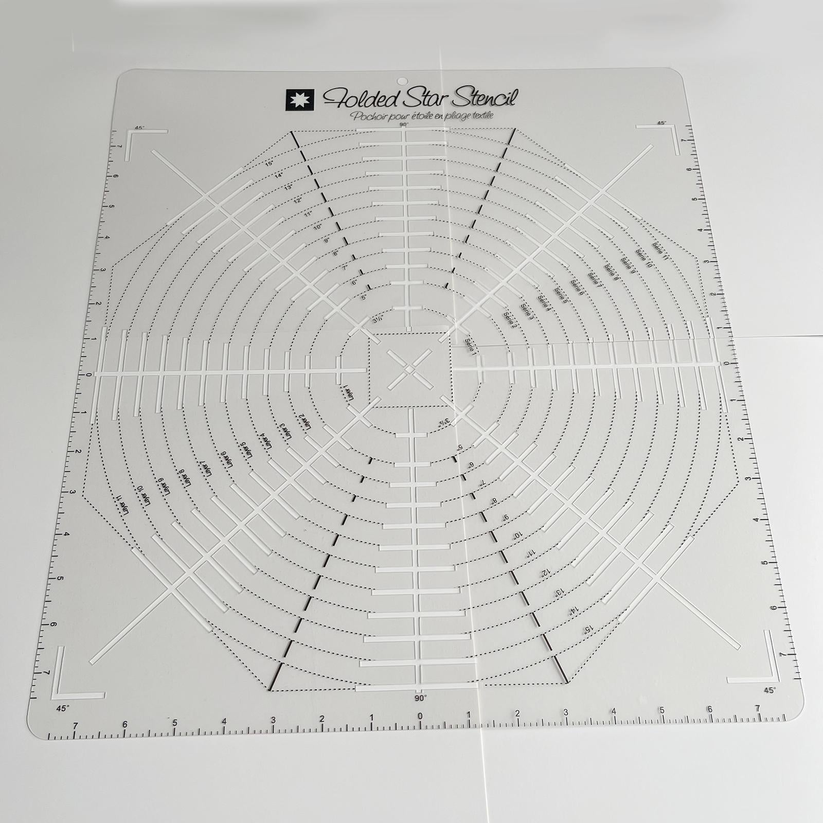 Sewing Template Patchwork Quilting Ruler for Domestic Sewing Machine 15inch