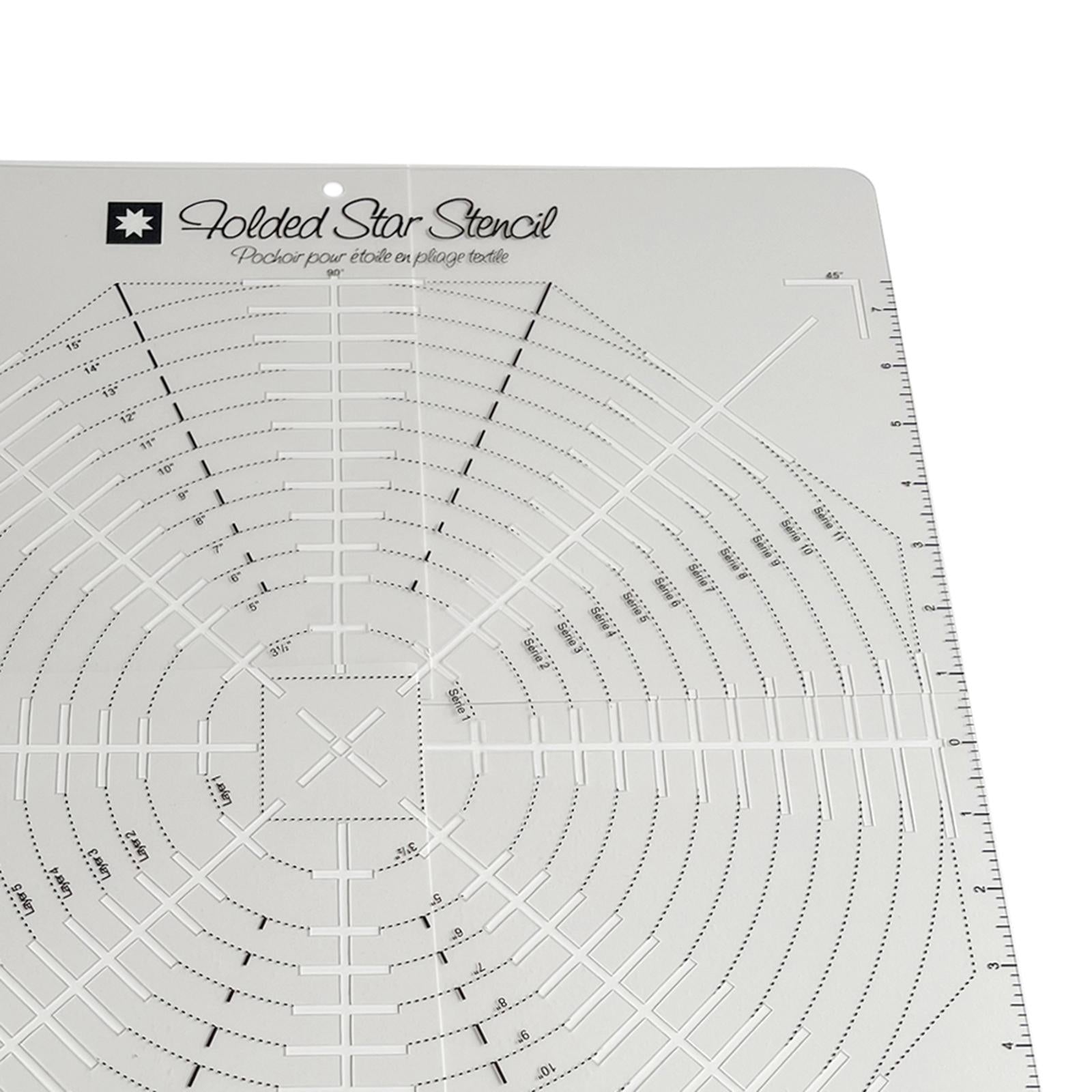 Sewing Template Patchwork Quilting Ruler for Domestic Sewing Machine 15inch